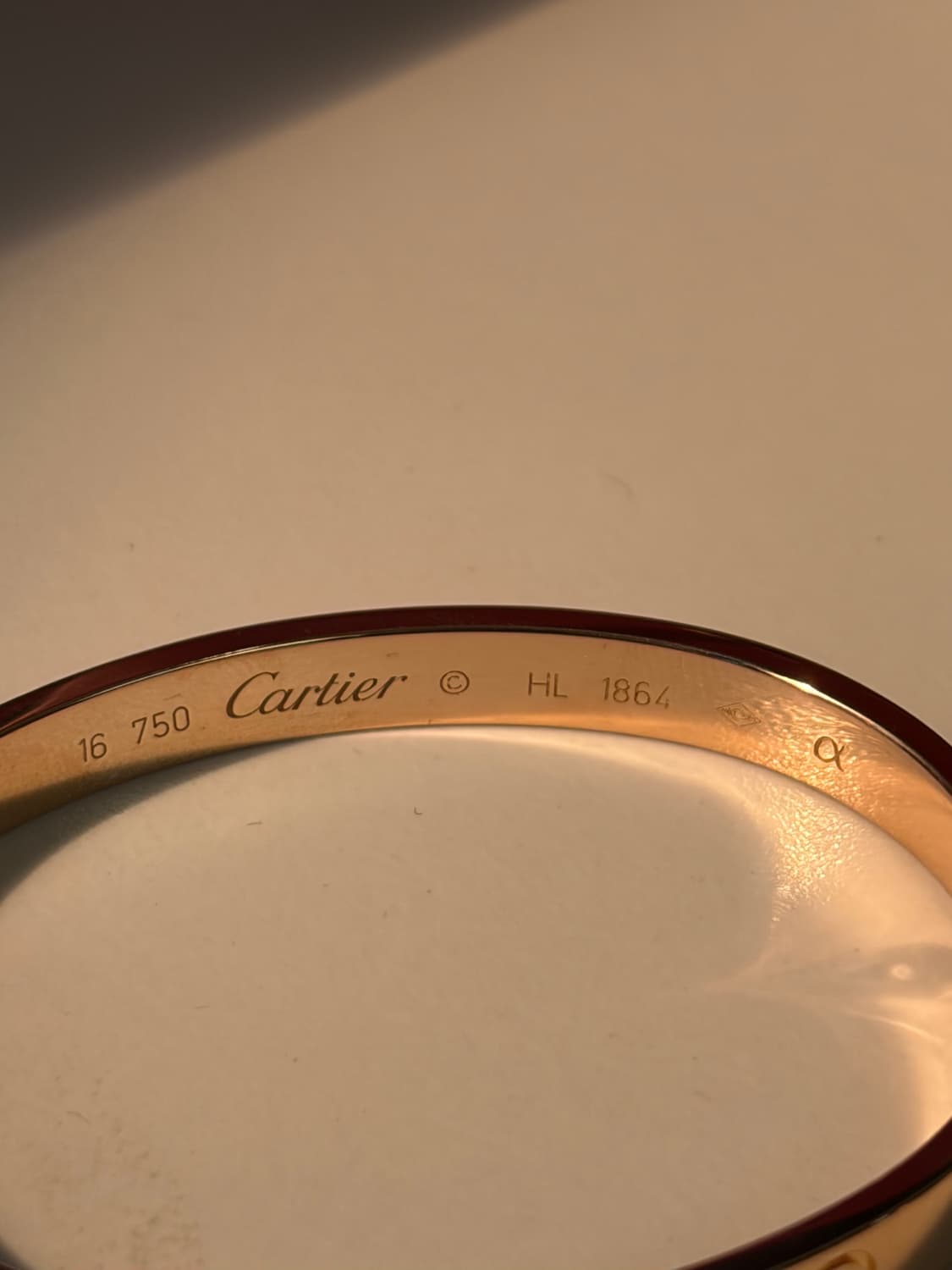 까르띠에 러브팔삐 로즈골드 16호  상품이미지3