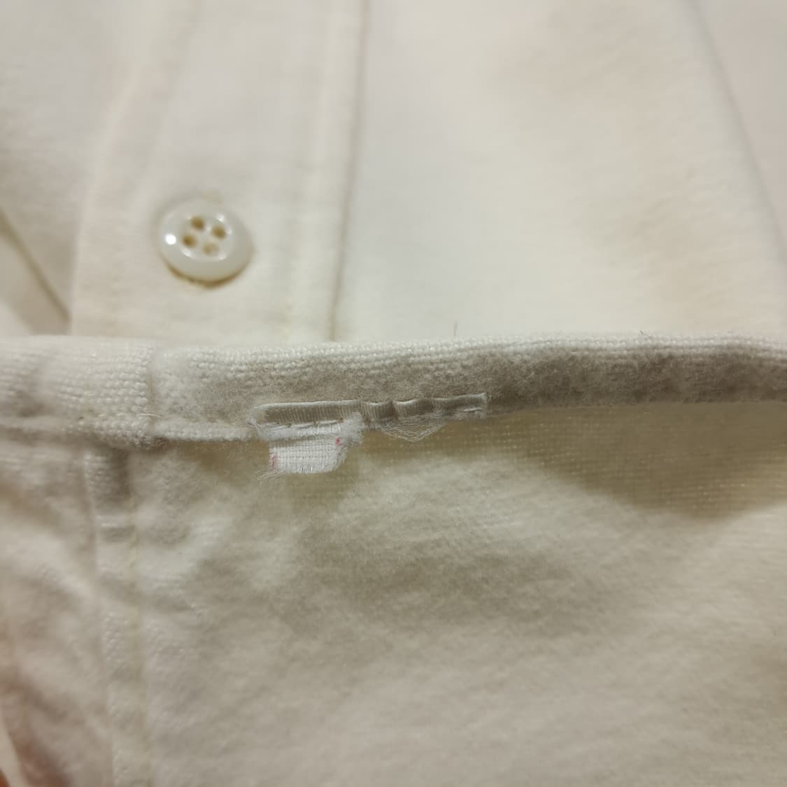 CL368 L 울리치 90s 곰그래픽 헤비플란넬 아이보리 셔츠 남방 상품이미지5