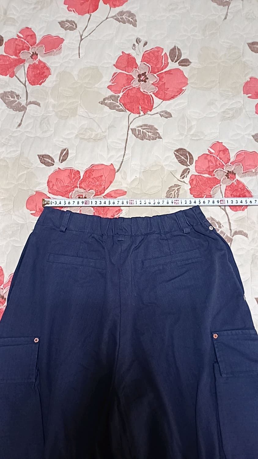 애프터홈파티 미사용 와이드카고팬츠 28인치 기장99 상품이미지7