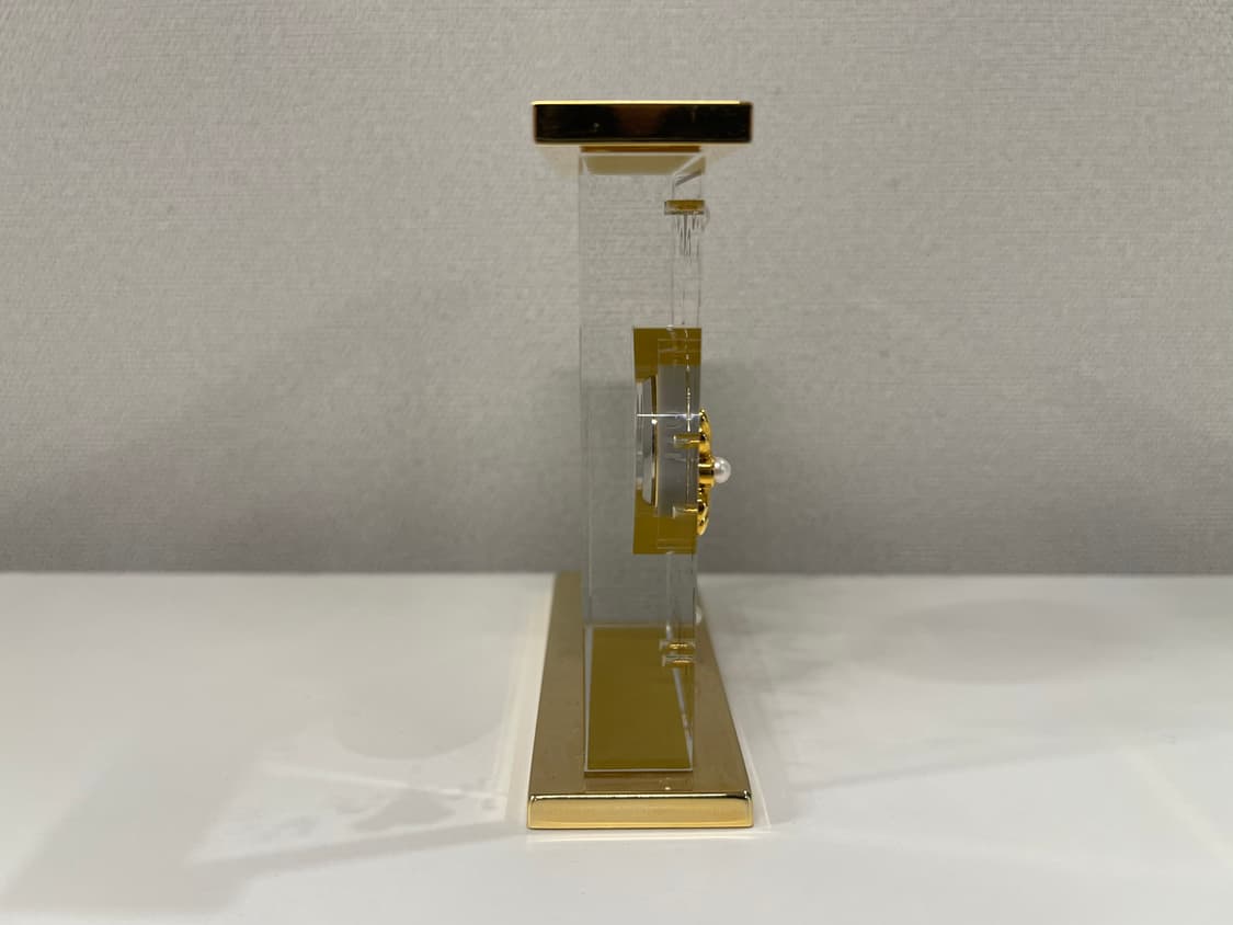 미키모토 펄 진주 스퀘어 쿼츠 탁상시계 D MIKIMOTO 상품이미지5