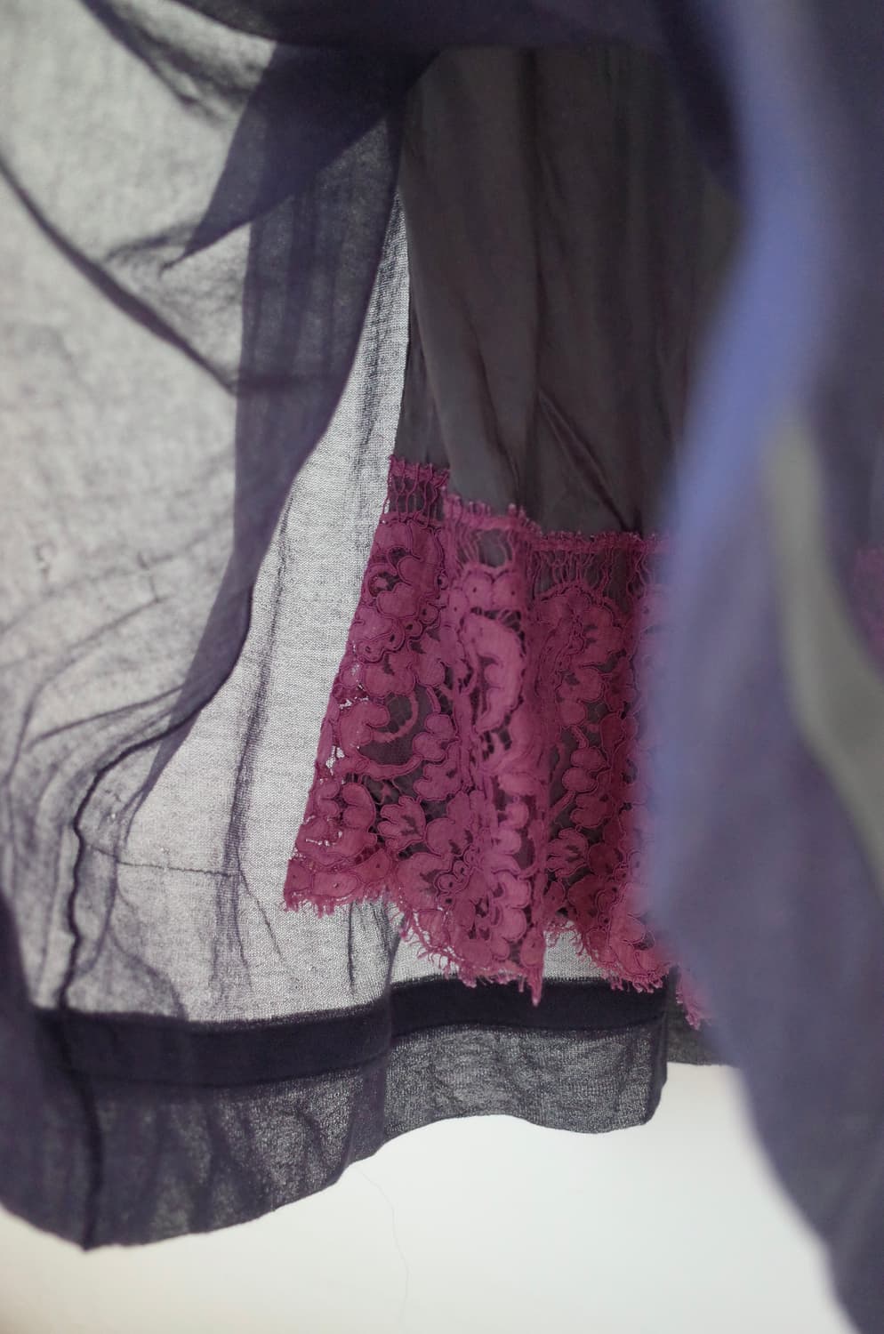 Sacai 사카이 레이어드 레이스 & 플레어 원피스 상품이미지3