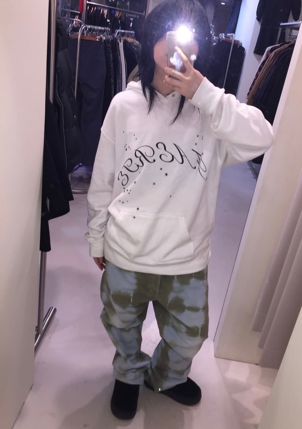 샵페어리 shop faerie 화이트 후드 (실착 사진 o) 상품이미지3