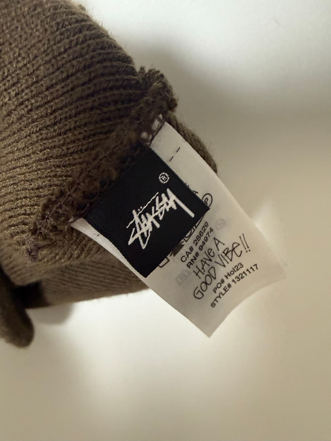 스투시 ss 스컬캡 비니 브라운 상품이미지2