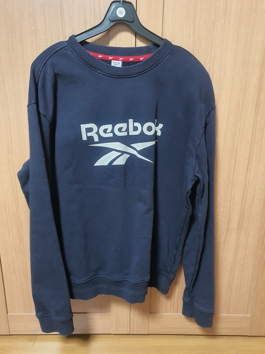 리복 맨투맨 티셔츠 XL 사이즈 상품이미지1