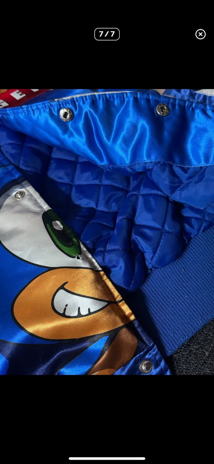 SEGA Headgear 클래식 소닉 더 헤치옥 1992 사틴 자켓 상품이미지7