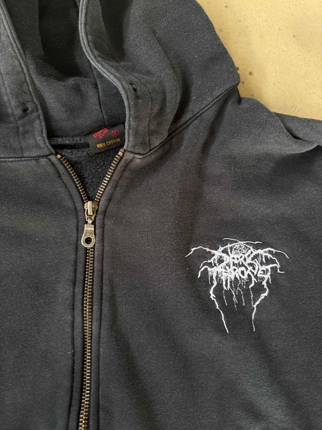 빈티지 Darkthrone 다크 트론 후드 집업 Xl 상품이미지1