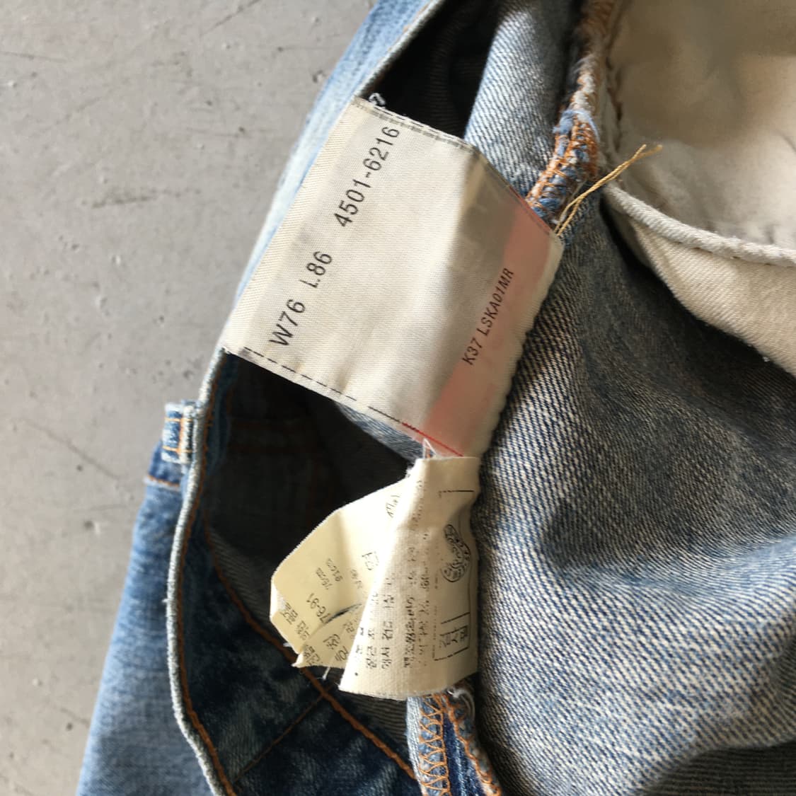 2000’s Made In KOREA Levi’s 501 Denim 상품이미지6