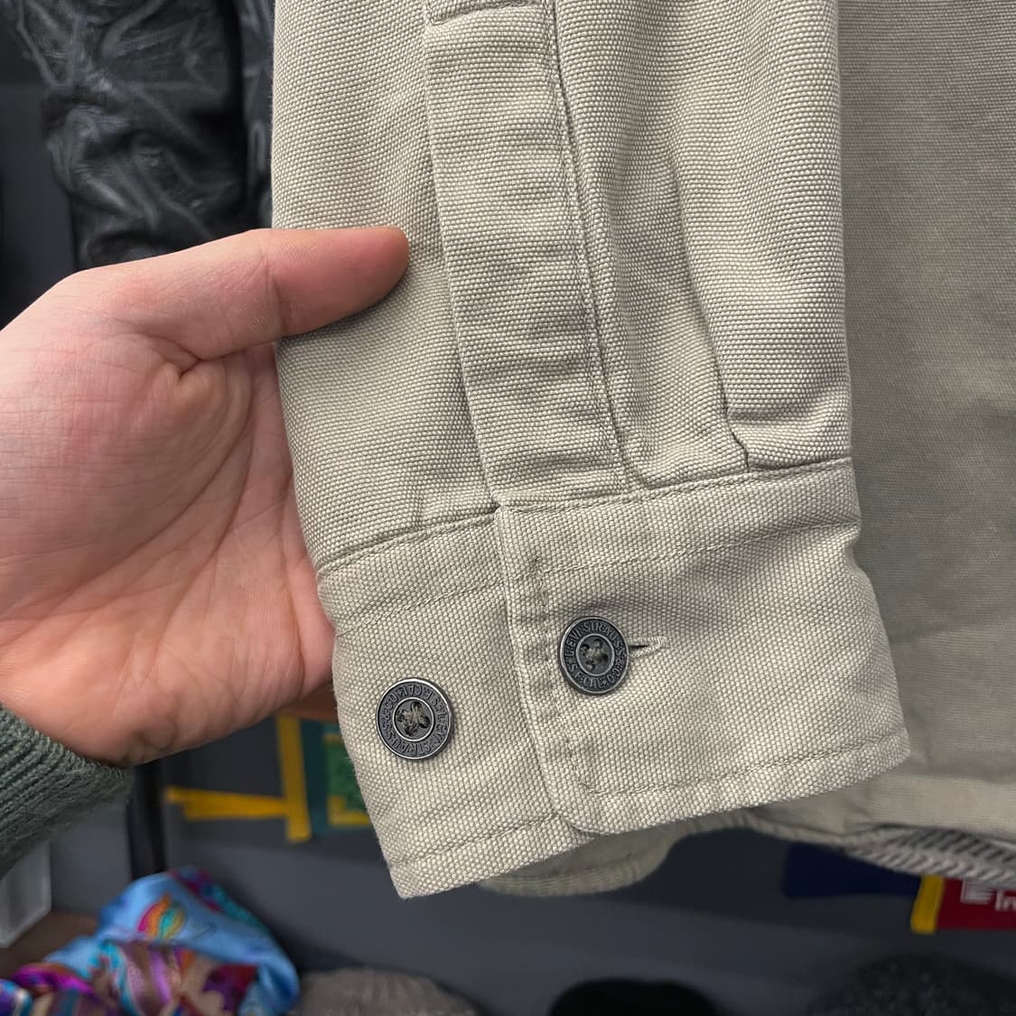 리바이스 헤비 코튼 체크 플리스 라이닝 워크 셔츠 자켓 N116 상품이미지5