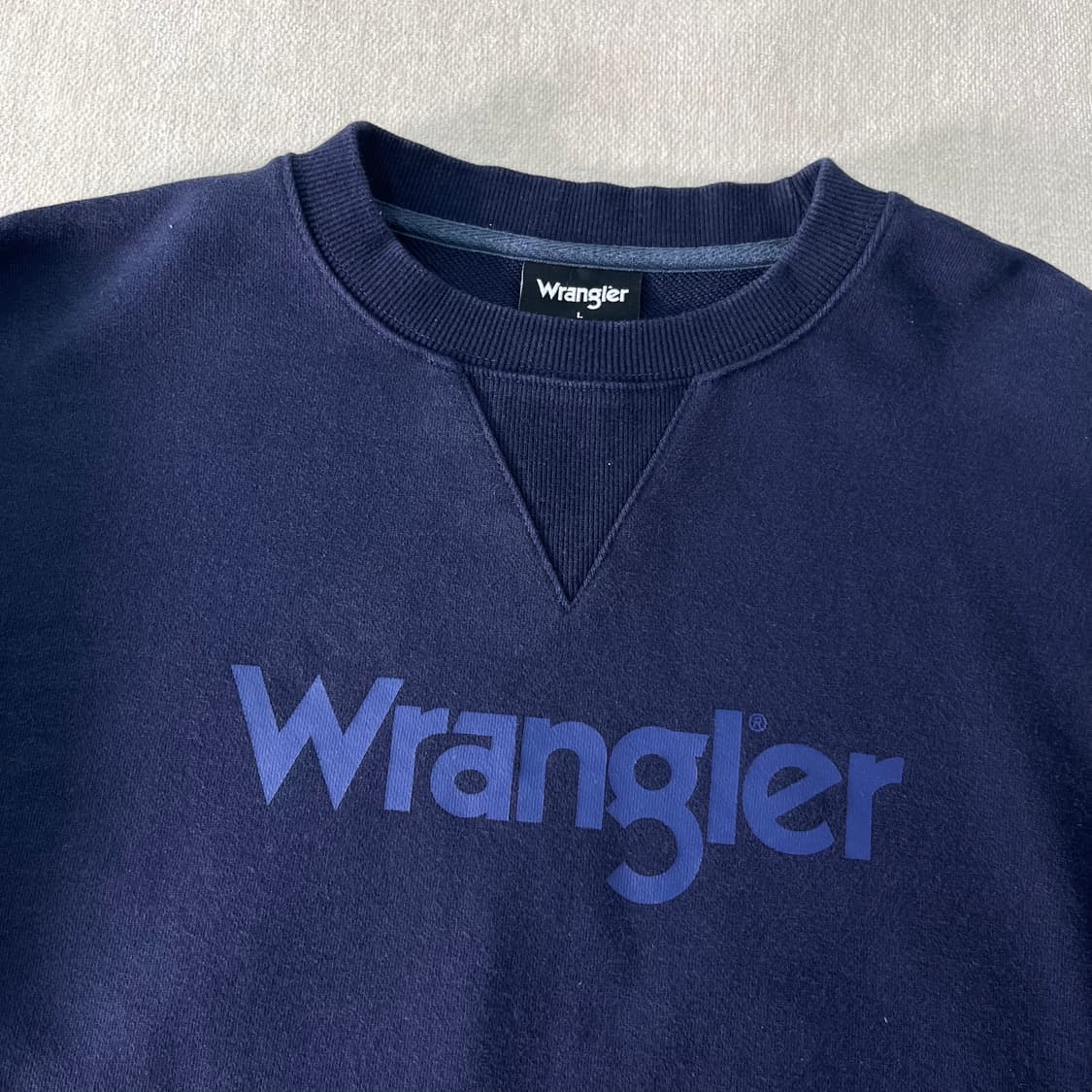 100 랭글러 빅로고 맨투맨 상품이미지2