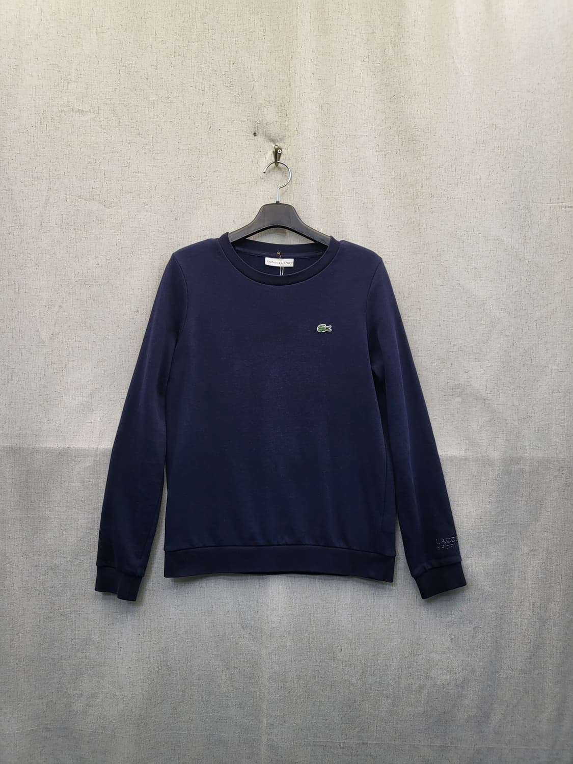 라코스테 네이비 맨투맨 티셔츠 상품이미지1