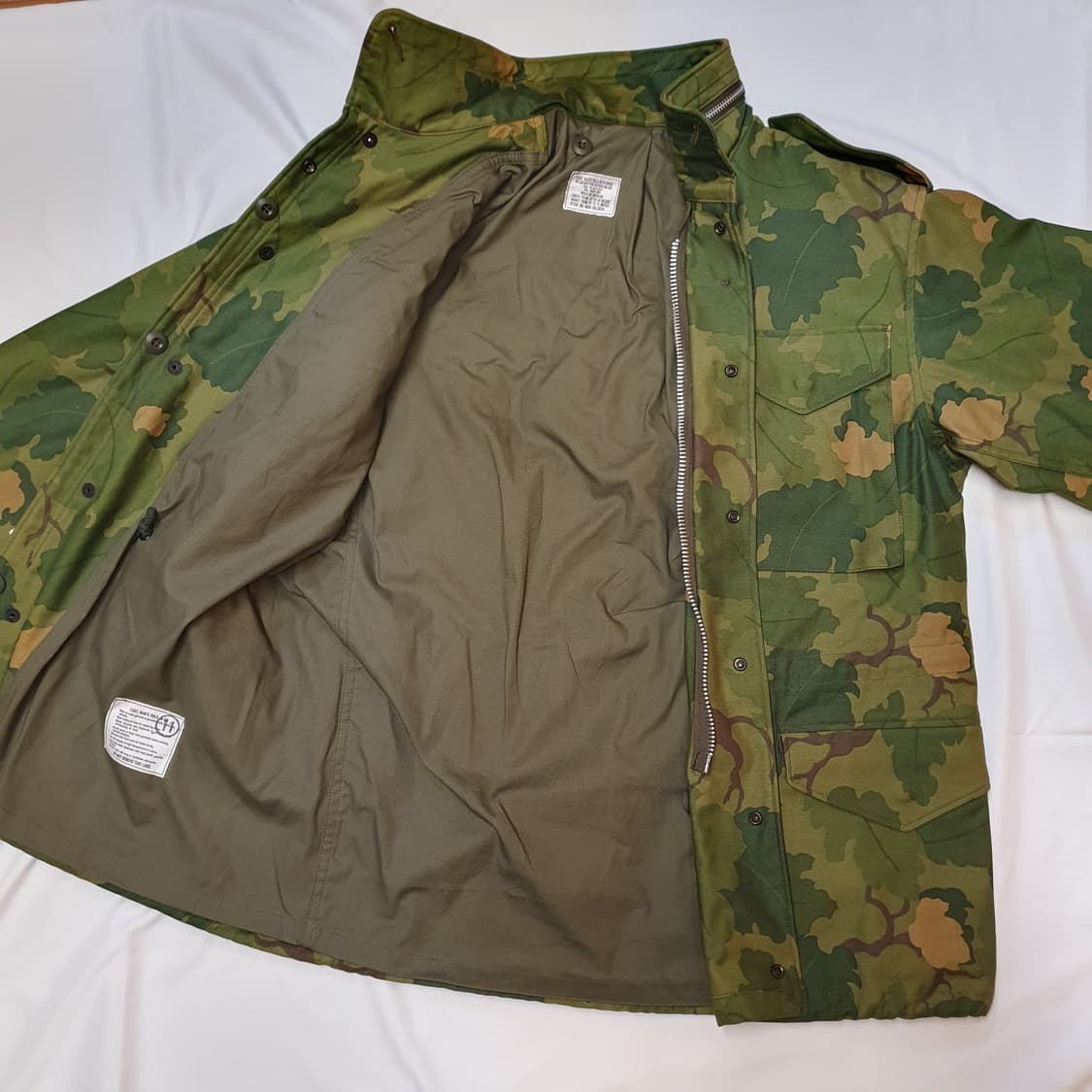 (M,37-41)리얼맥코이 M-65 자켓 MITCHELL PATTERN 상품이미지9