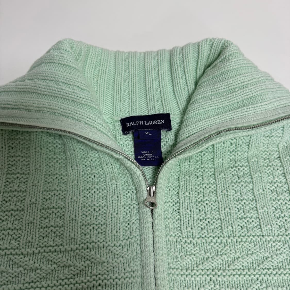 (W)폴로 니트 집업 상품이미지2