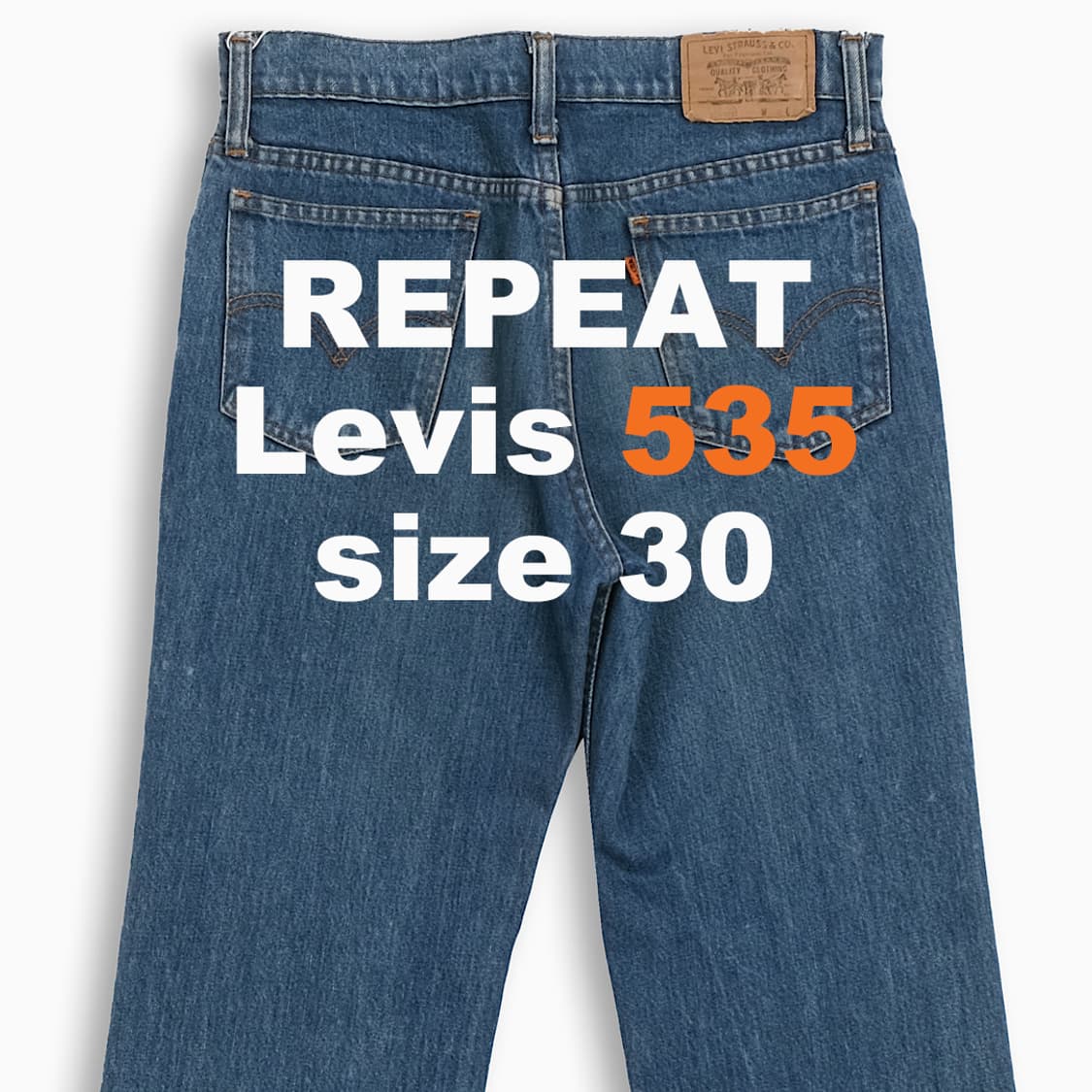 리바이스 535 오렌지탭 중청 80s 30 인치 OR5353201 상품이미지1