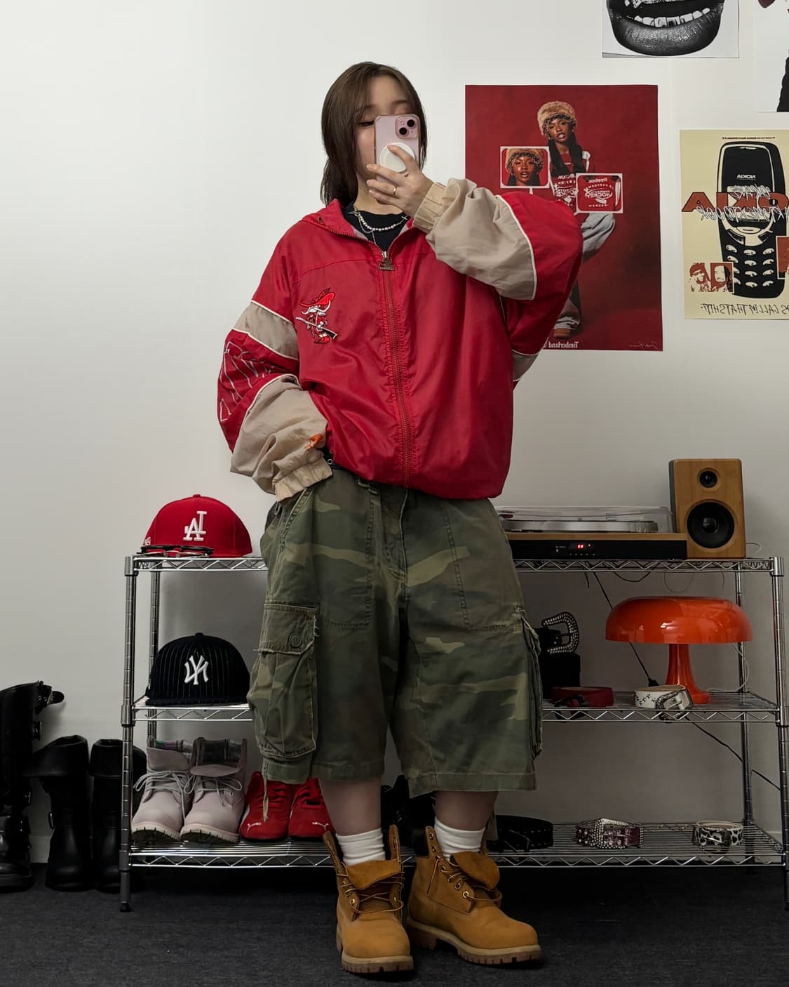 스타터 00s 오버핏 바람막이 자켓 상품이미지4