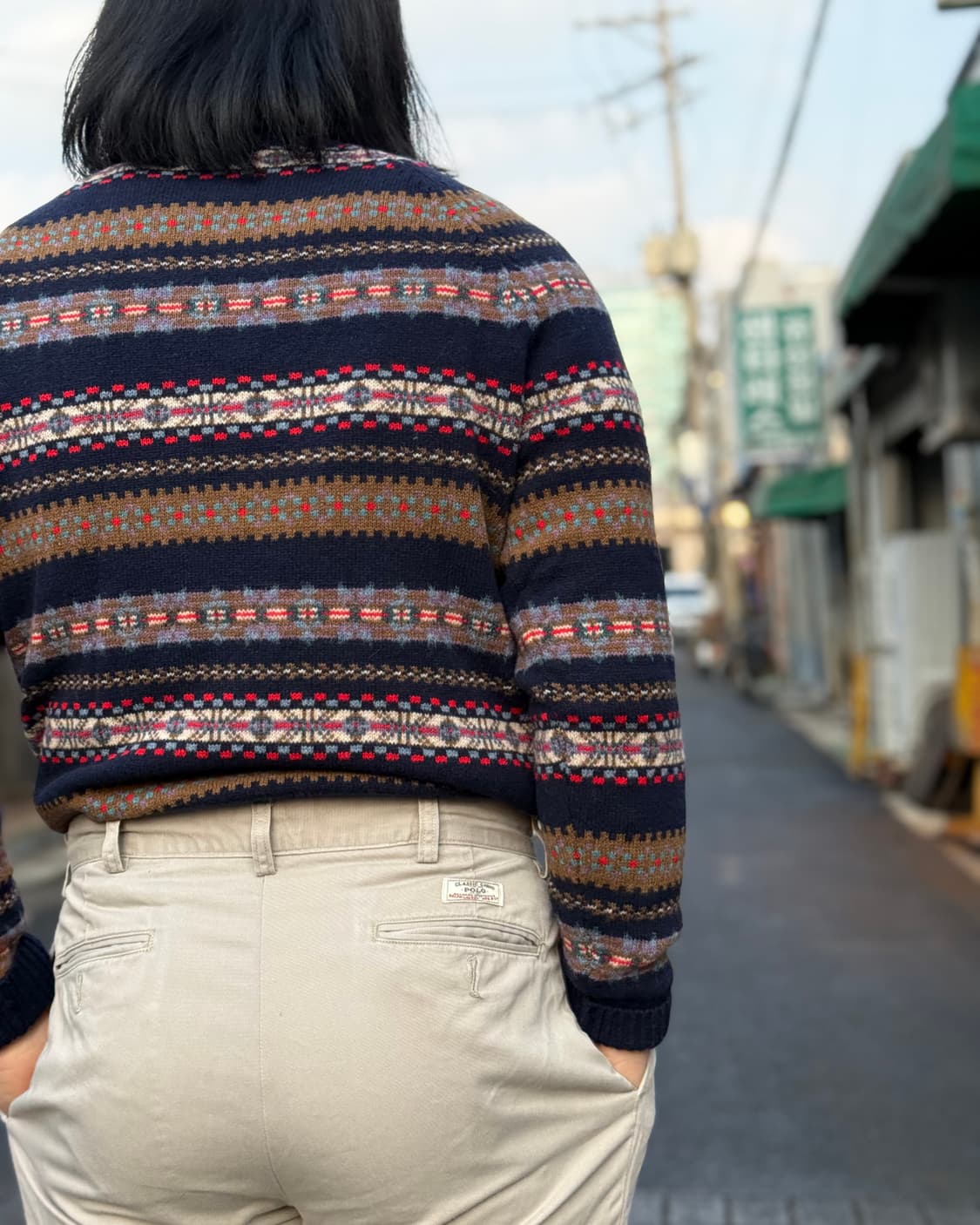 제이크루 램스울 페어아일 스웨터 M 상품이미지9