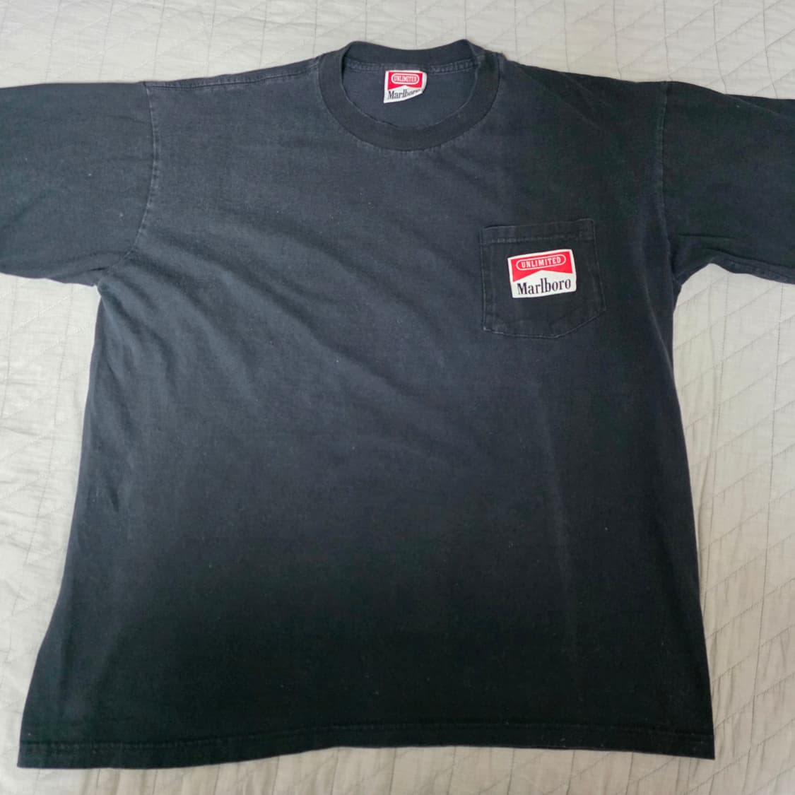 [OS] 90s 말보로 언리미티드 트레인 티셔츠 ver. 블리칭 상품이미지4