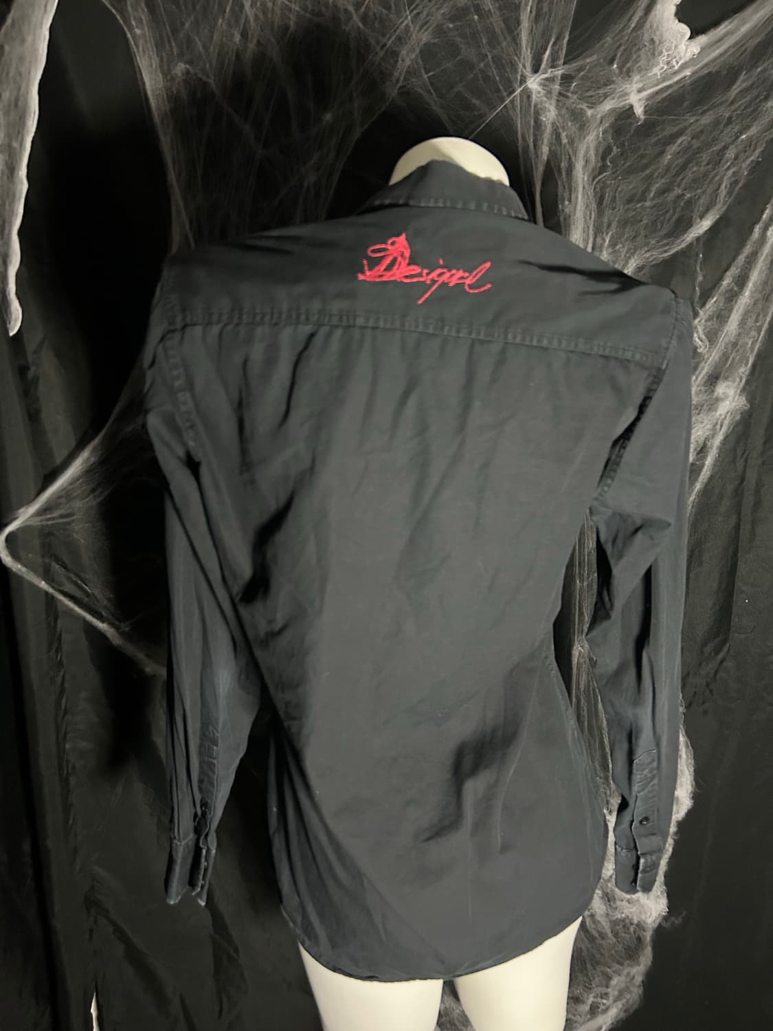 Desigual y2k punk black shirts  상품이미지5