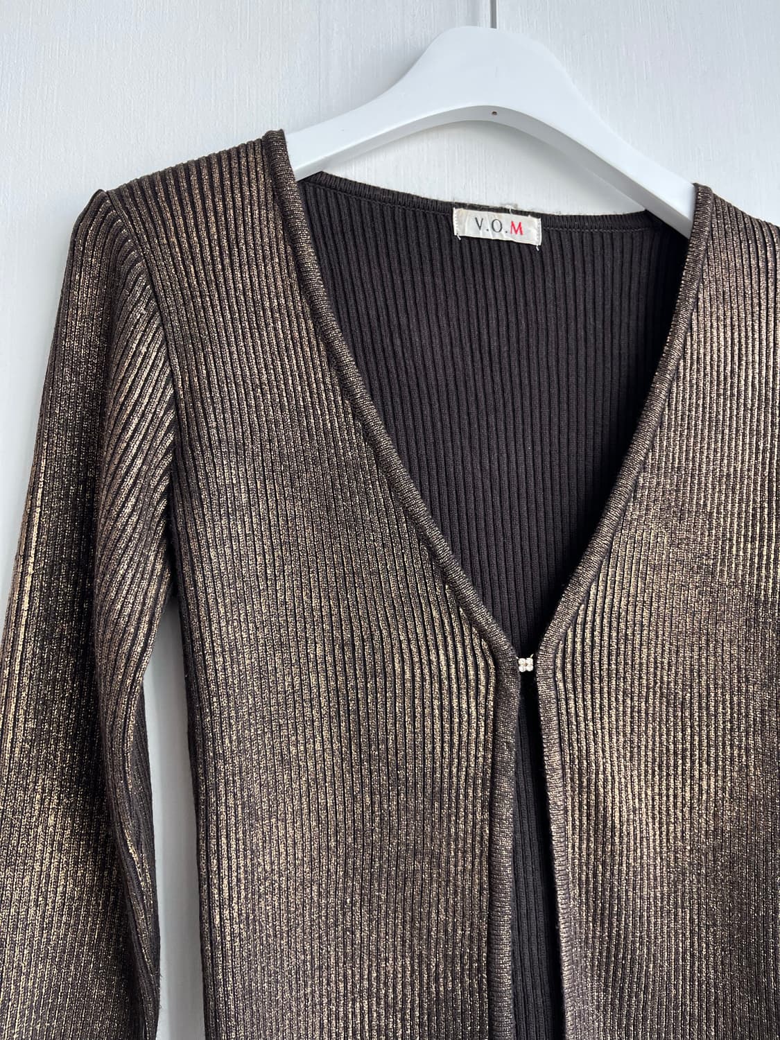 V.O.M 골드펄 니트 가디건 상품이미지2