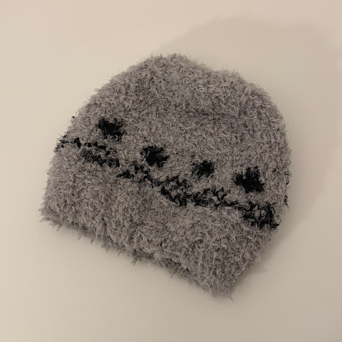 그레이 부클 비니 gray boucle beanie 상품이미지2