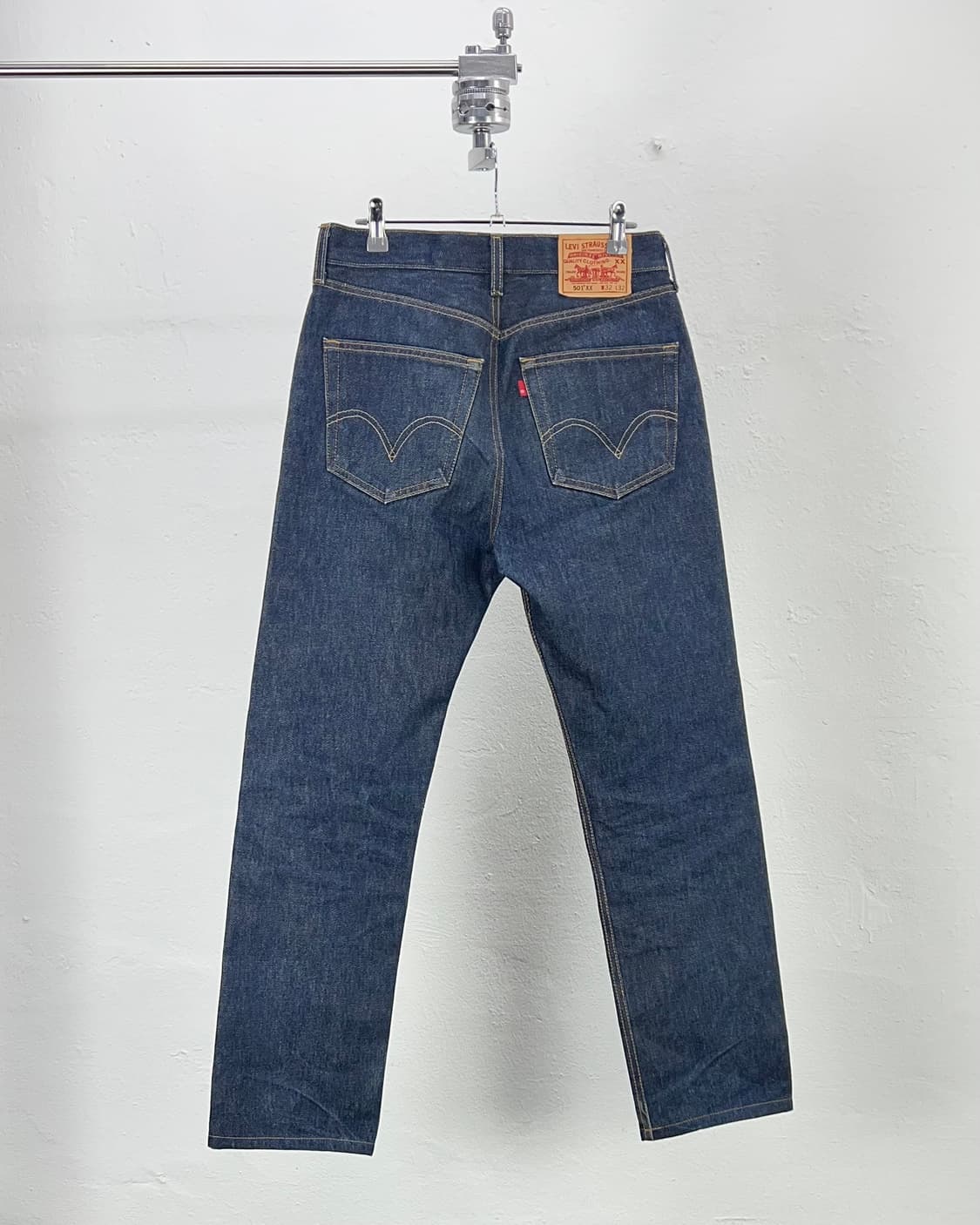 리바이스 501xx 블랭크 탭 오리지널 다크 인디고 데님 팬츠 상품이미지6