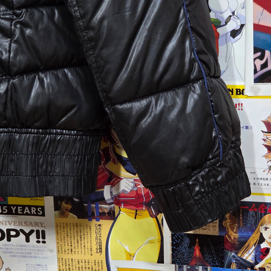 DOHC 빈티지 Y2K 유광 자수 후드 패딩 상품이미지8