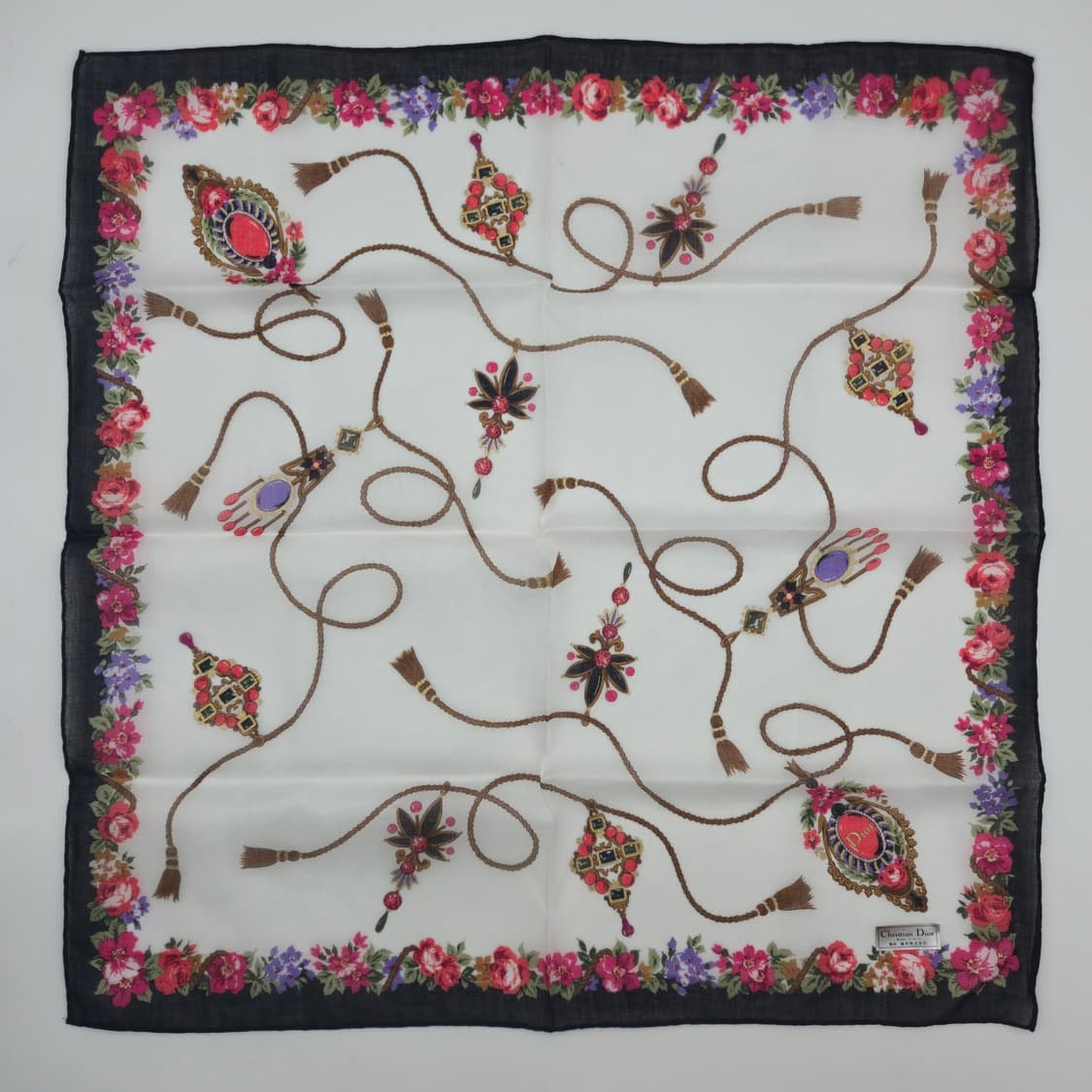 DIOR 디올 손수건 스카프 [CFSB11735-1228-03] 상품이미지4