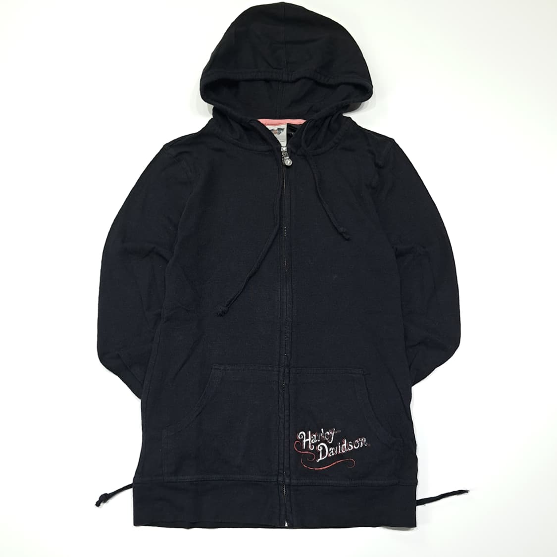 CL112 M 할리데이비슨 백로고 시퀸 그래픽 & 브레이디드 슬리브 후 상품이미지1