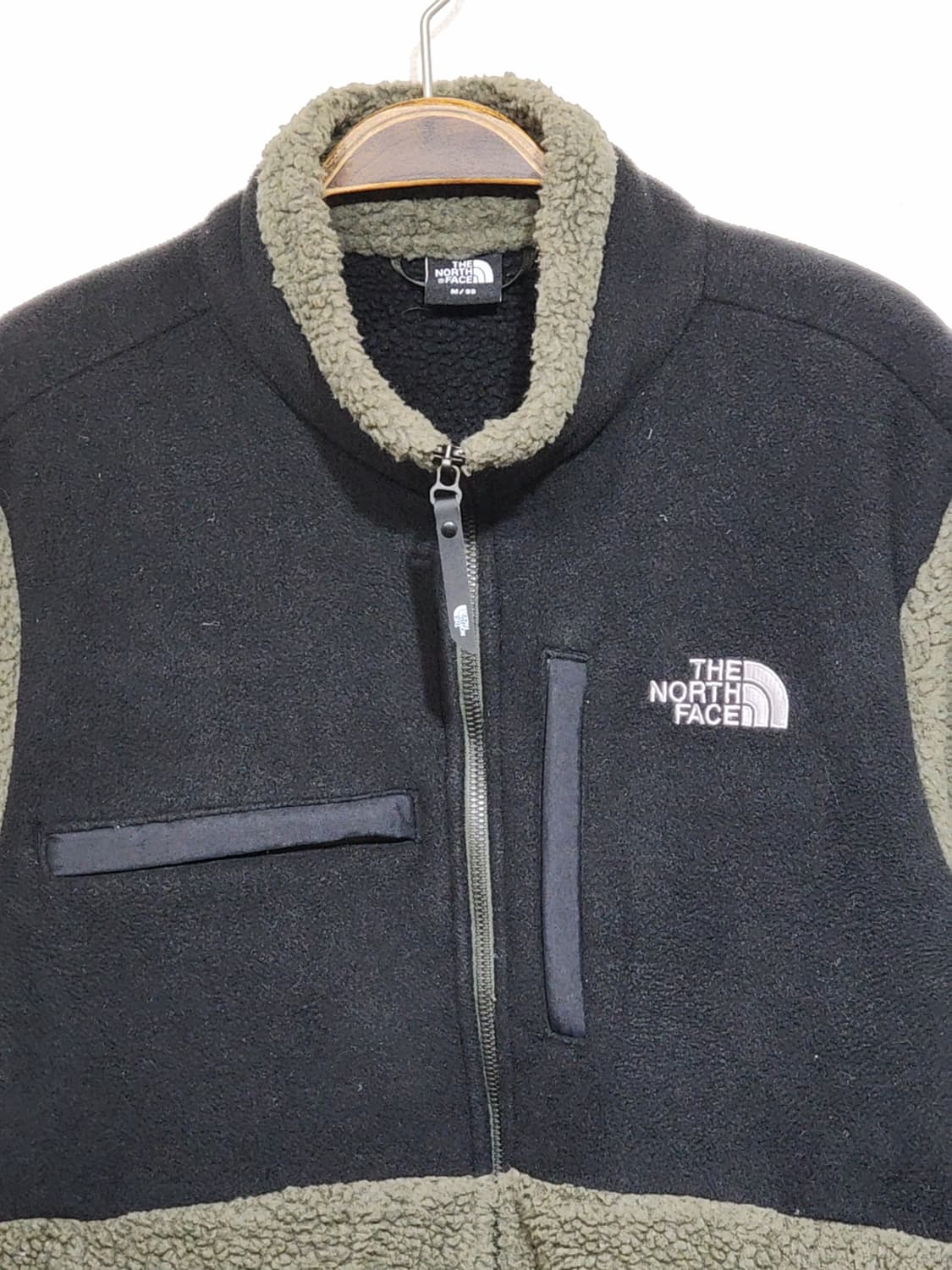 (M) 노스페이스 플리스 점퍼 검카키 뽀글이 후리스 자켓  상품이미지2