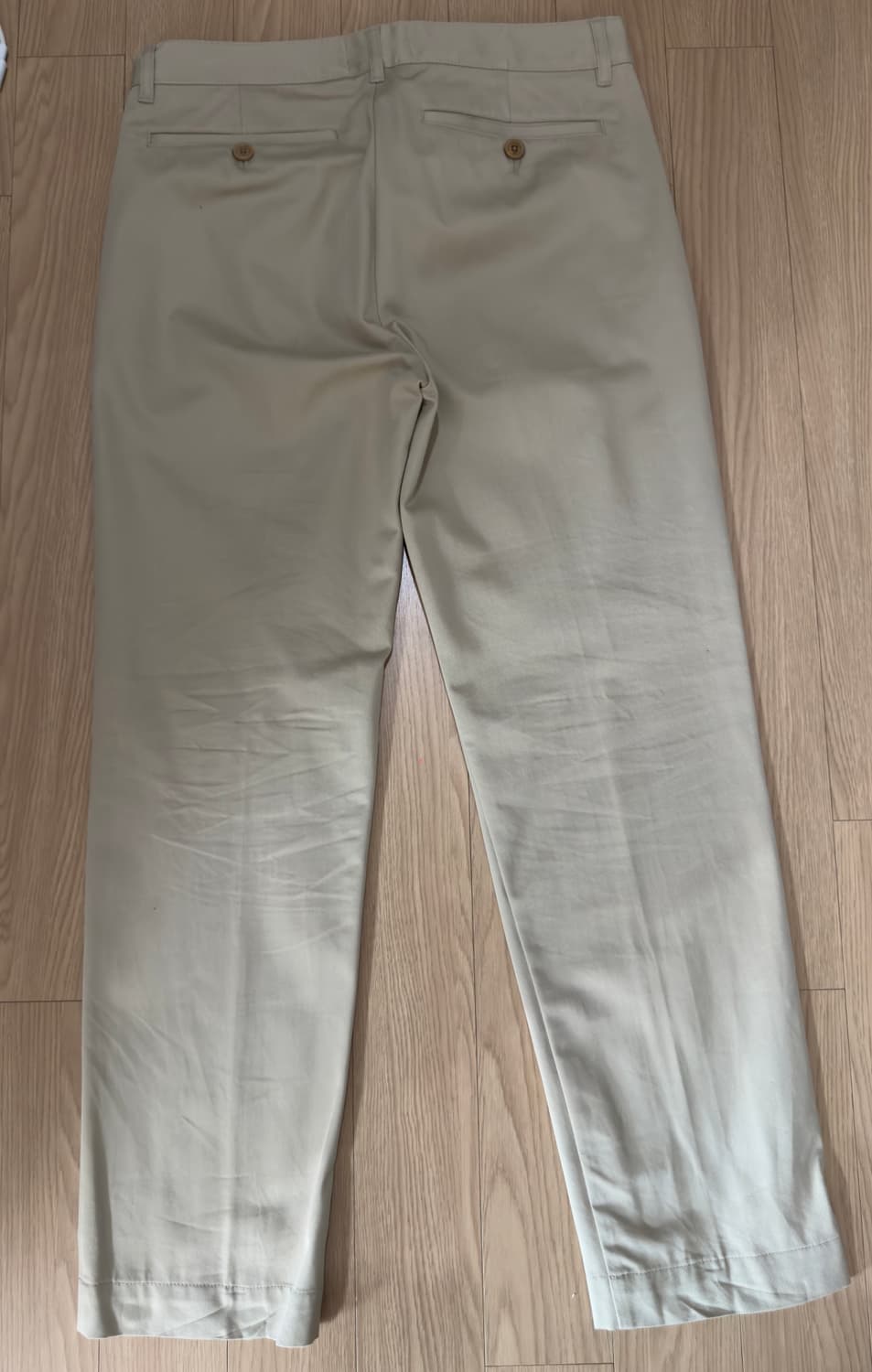 AMI 스트레이트핏 치노팬츠 베이지 상품이미지4