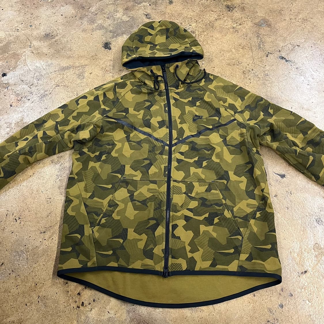 [정품/2XL] 나이키 카모 후드 집업 자켓 b17 상품이미지3