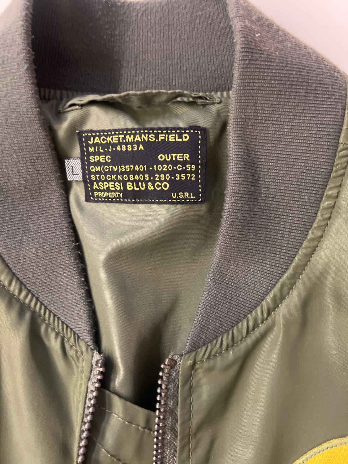 Ma-1 aspesi(MISAWA/AIR FORCE 45th) 상품이미지2