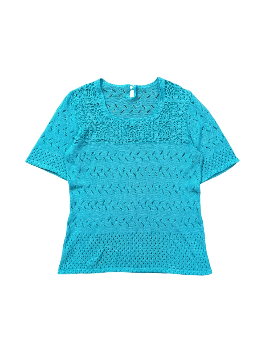 vintage crochet knit top 상품이미지1