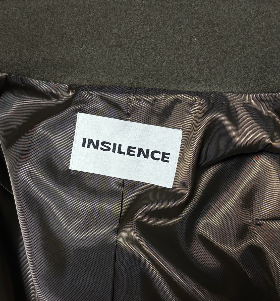 인사일런스 우먼 미니멀 쇼트 코트 BROWN 상품이미지2