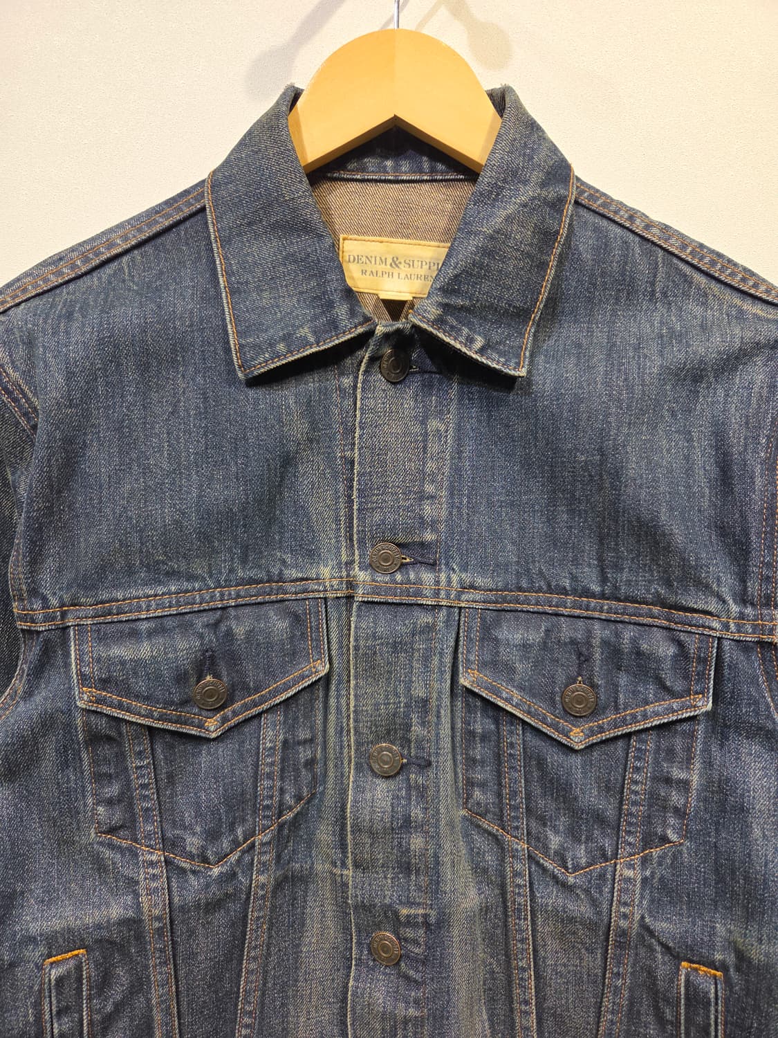 데님앤서플라이 워싱 청자켓 상품이미지3