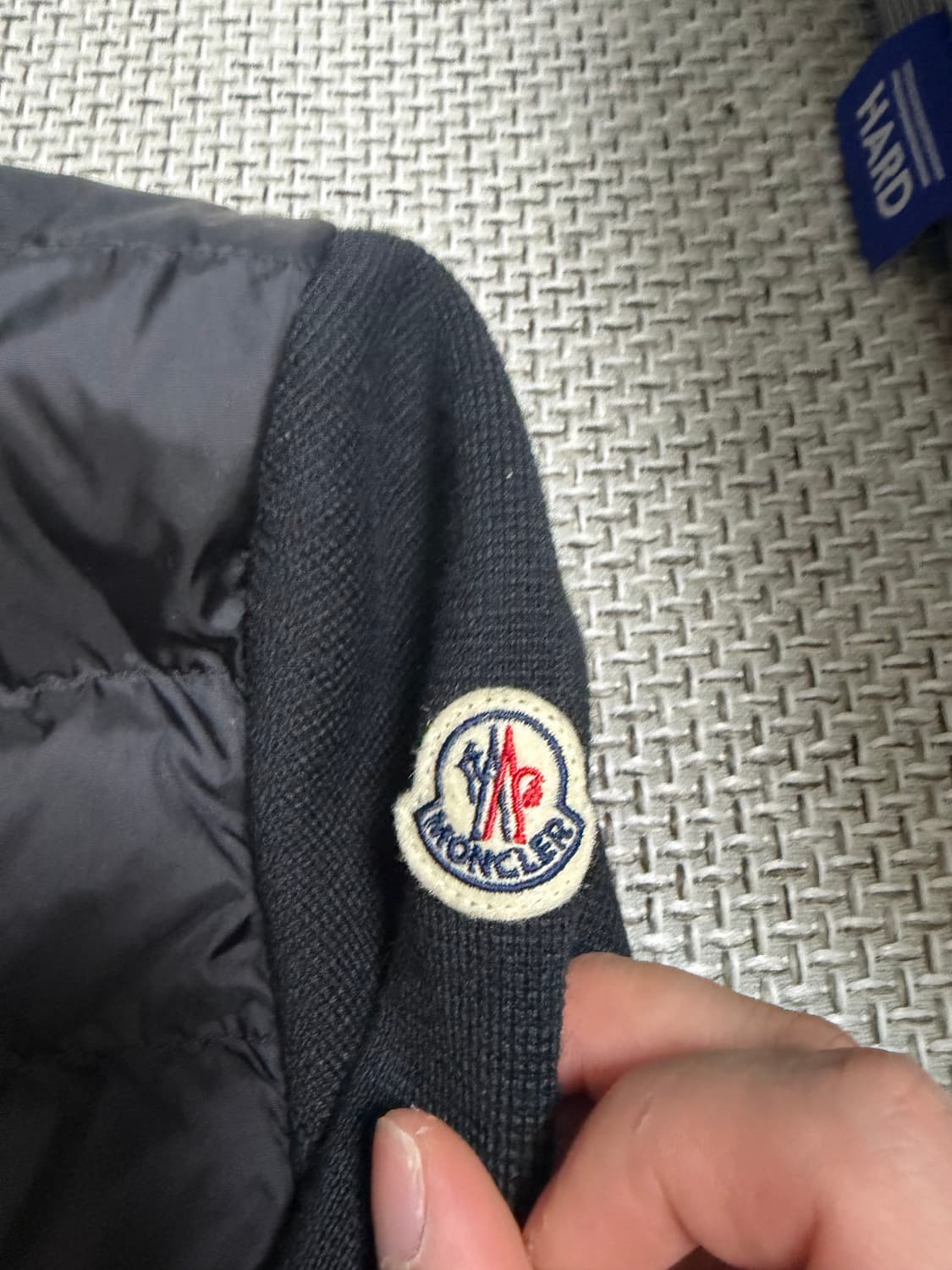 [25ss/백화점판]몽클레어 김현우 니트패딩 블랙 M 상품이미지2