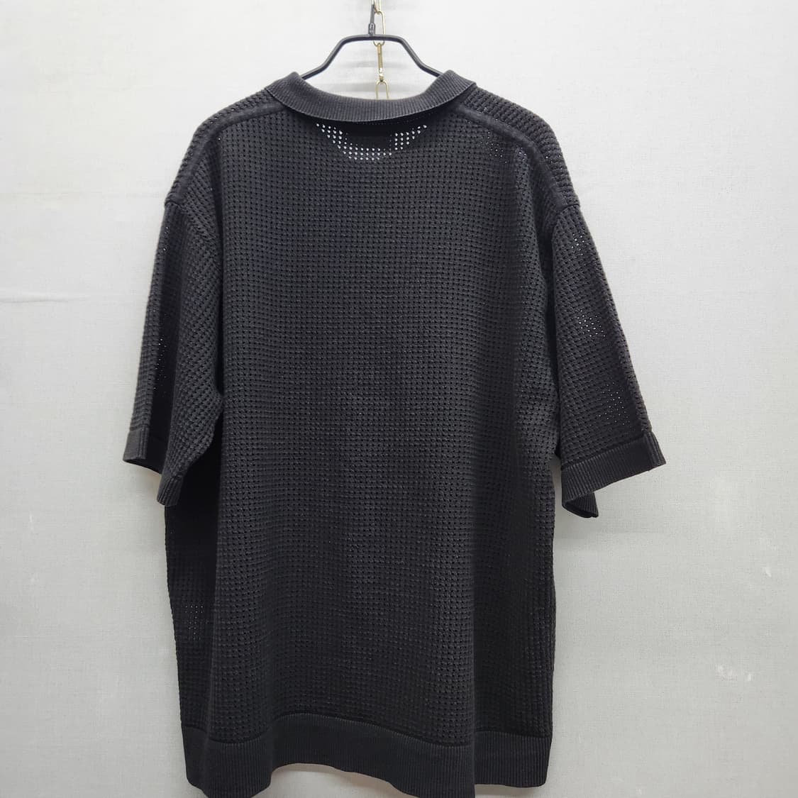 커스텀멜로우 와플패턴 반팔카라 38(XL) 남여공용 상품이미지4