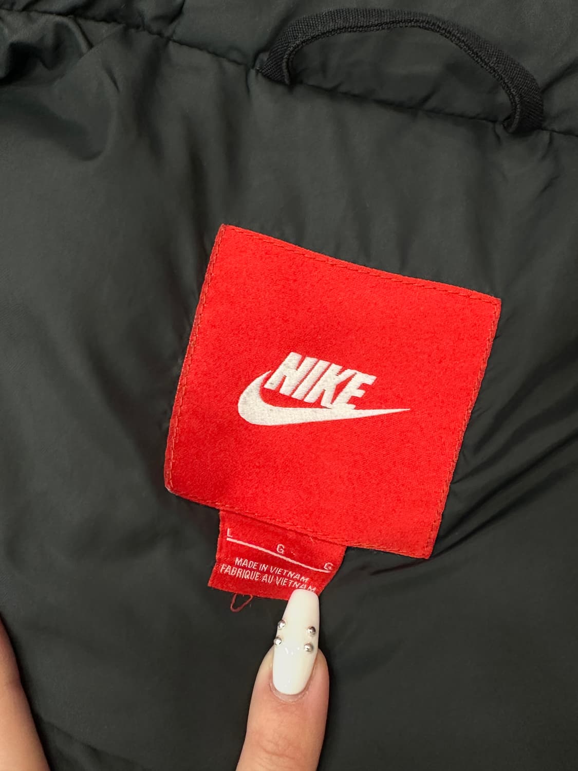 나이키 블랙 구스 다운 파카 상품이미지3