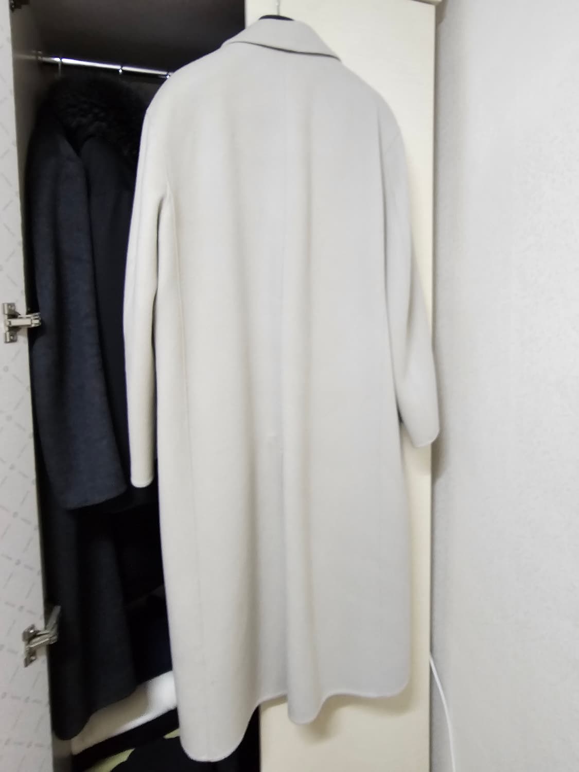 24fw 타임옴므 캐시미어 블랜드 싱글코트 105(에크루) 상품이미지2