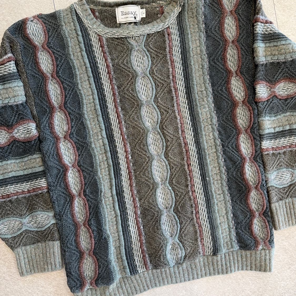 USA 빈티지 케이블 니트 상품이미지2