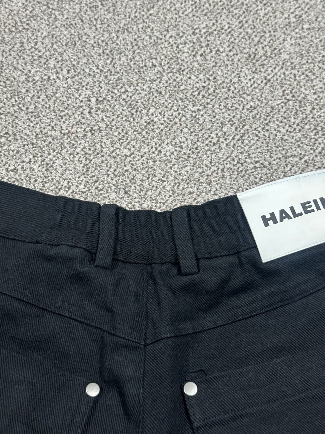 알렌느 스터드&카펜터 팬츠 1사이즈 블랙 상품이미지6