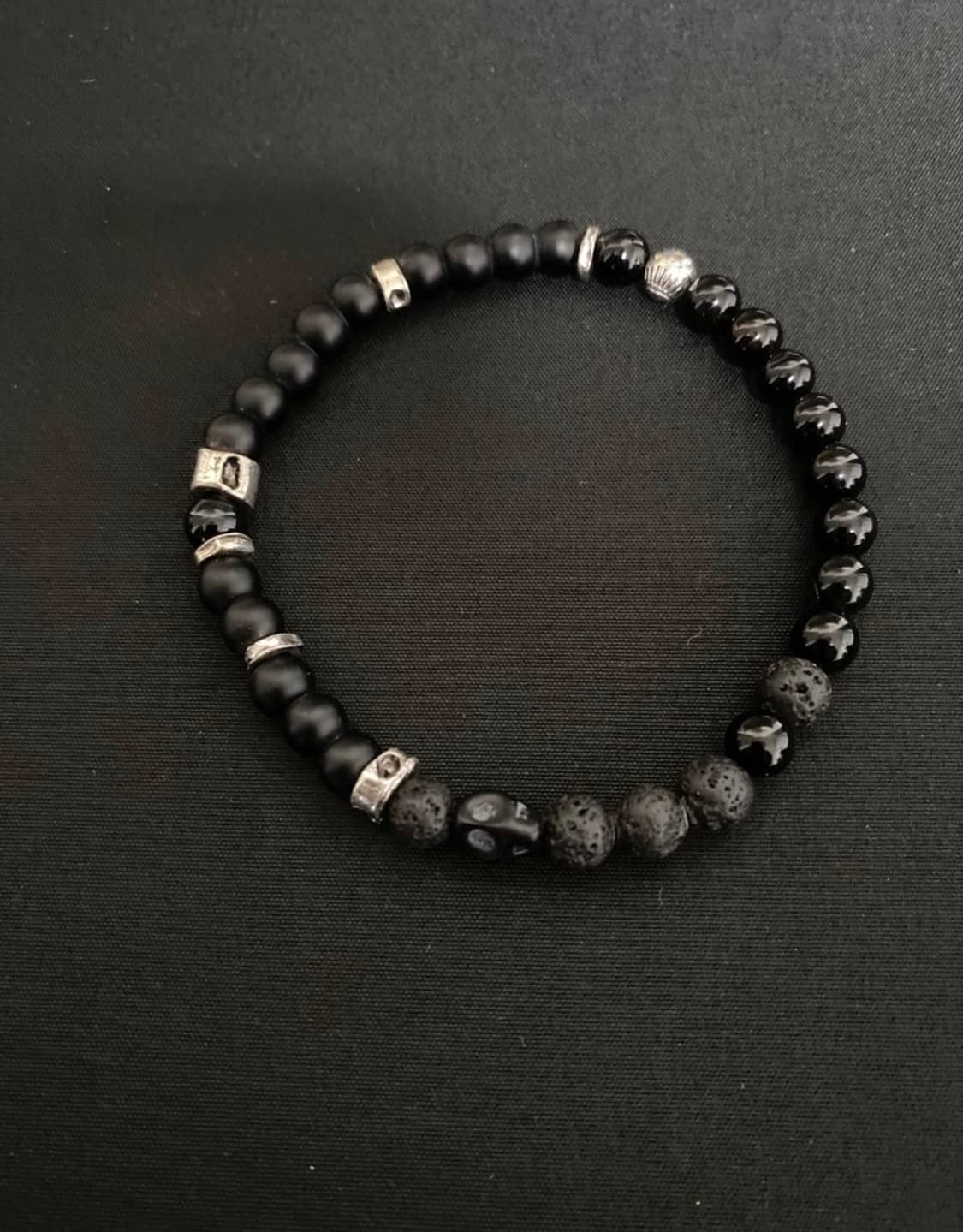 블랙 레이어드 팔찌 2개 set 상품이미지3