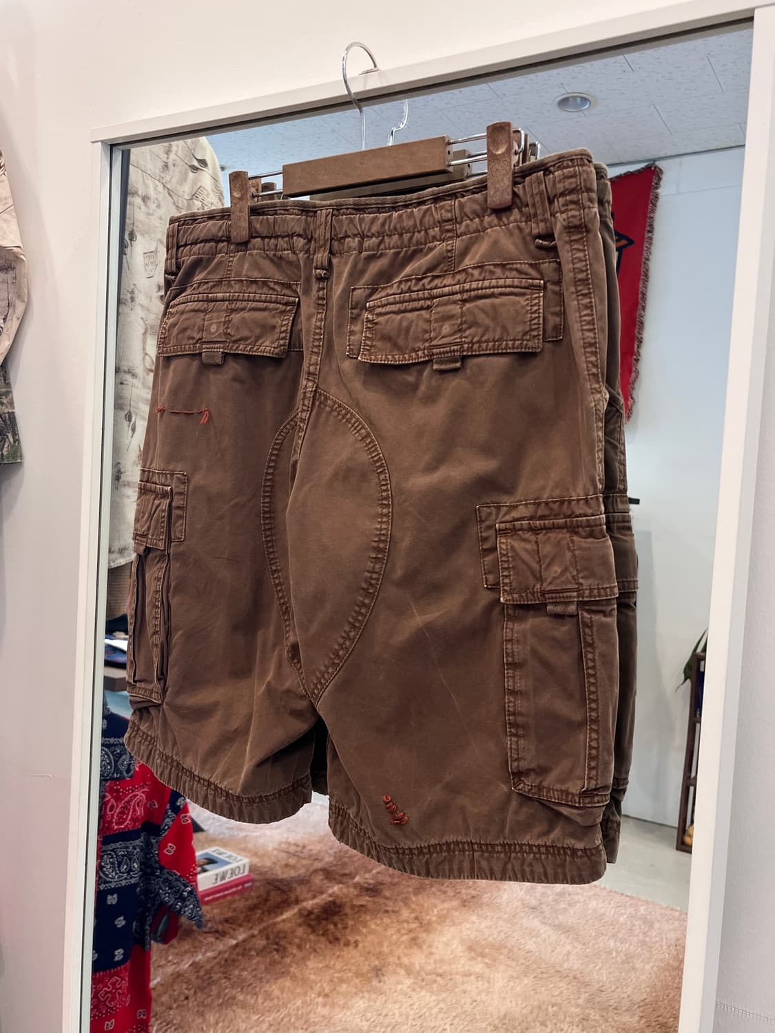 00s Uniqlo 올드 유니클로 빈티지 카고 하프 팬츠 (34inch) 상품이미지4
