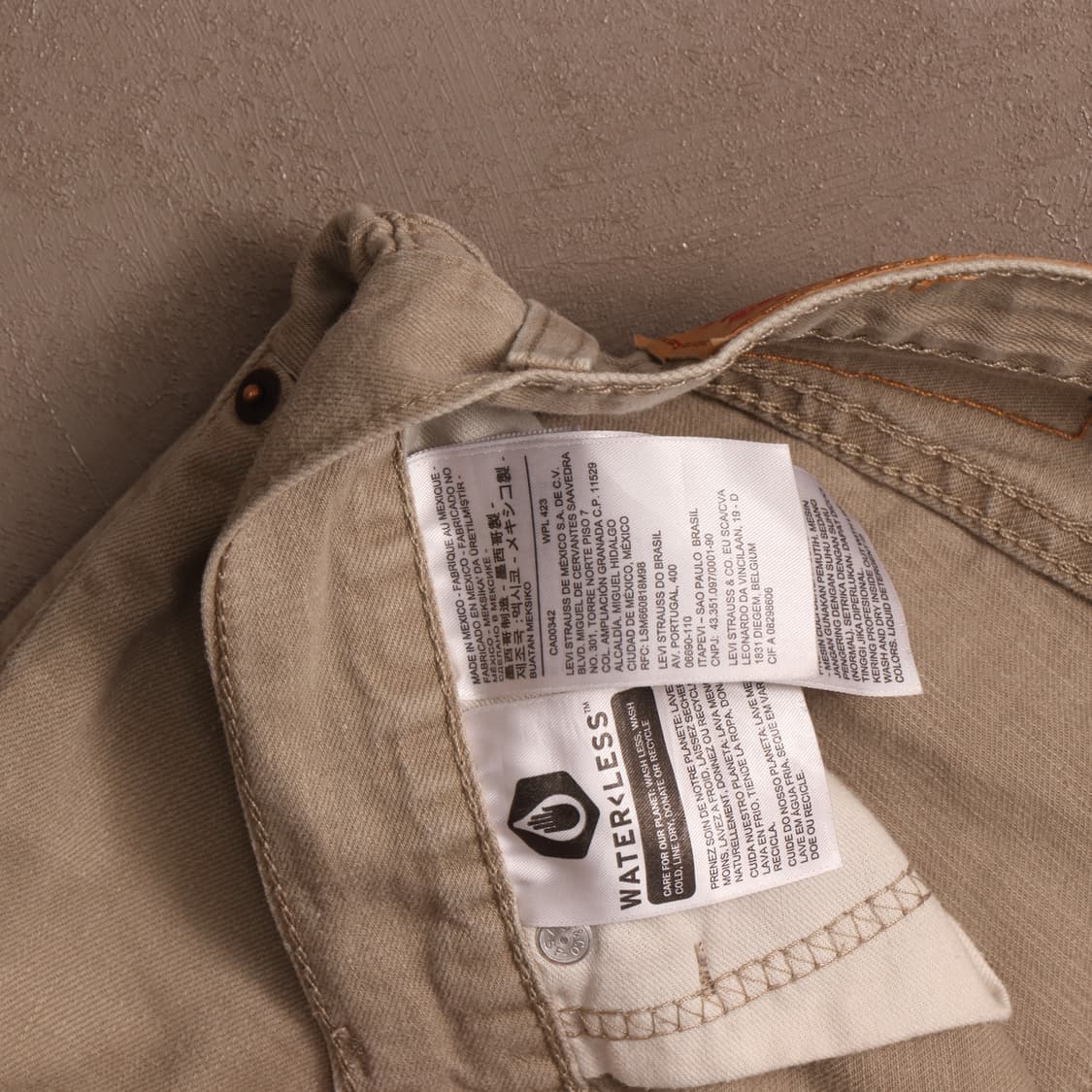 리바이스 559 베이지 데님팬츠 A1814 상품이미지4