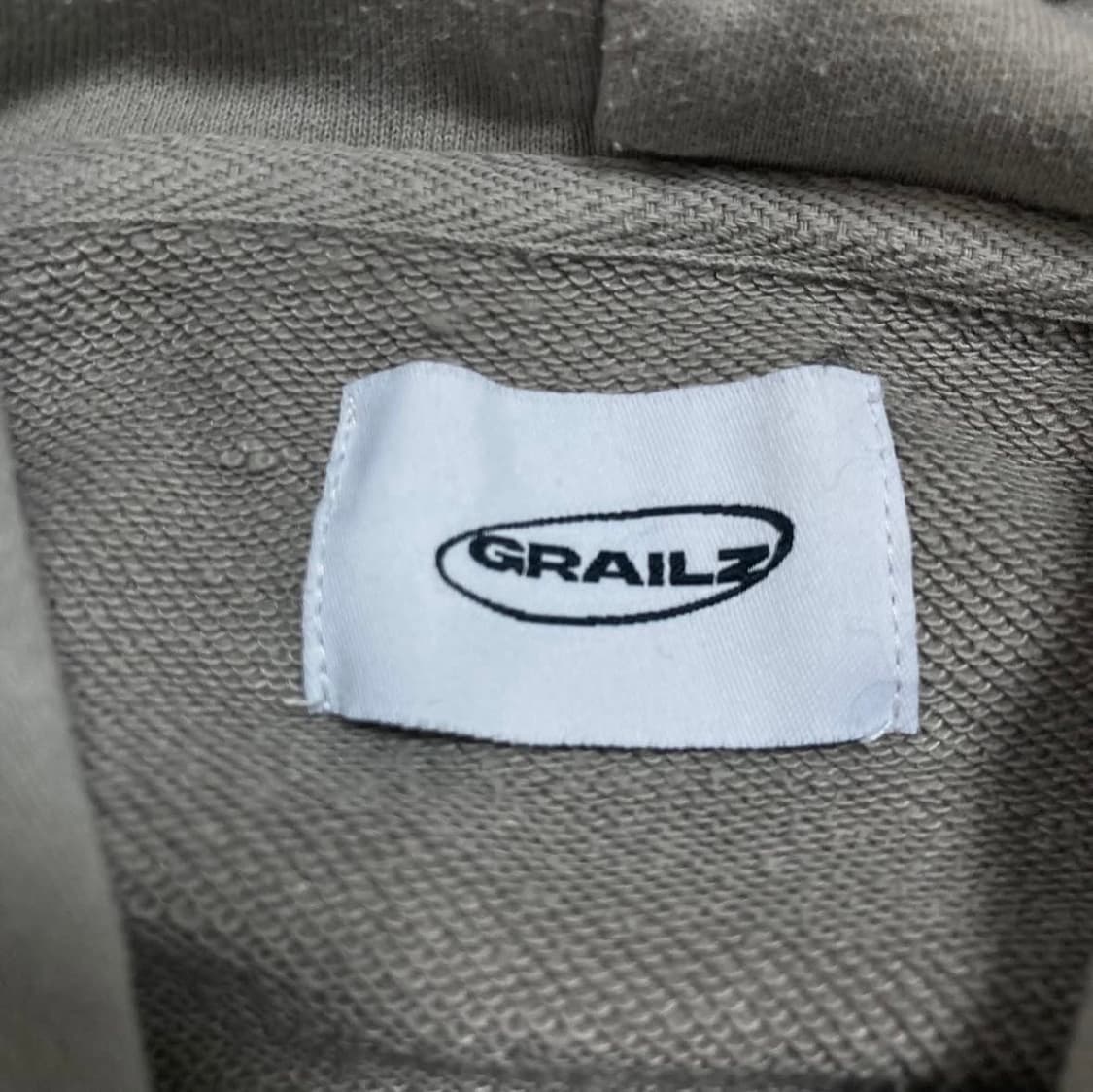 그레일즈 빅로고 그레이 후드티 상품이미지4