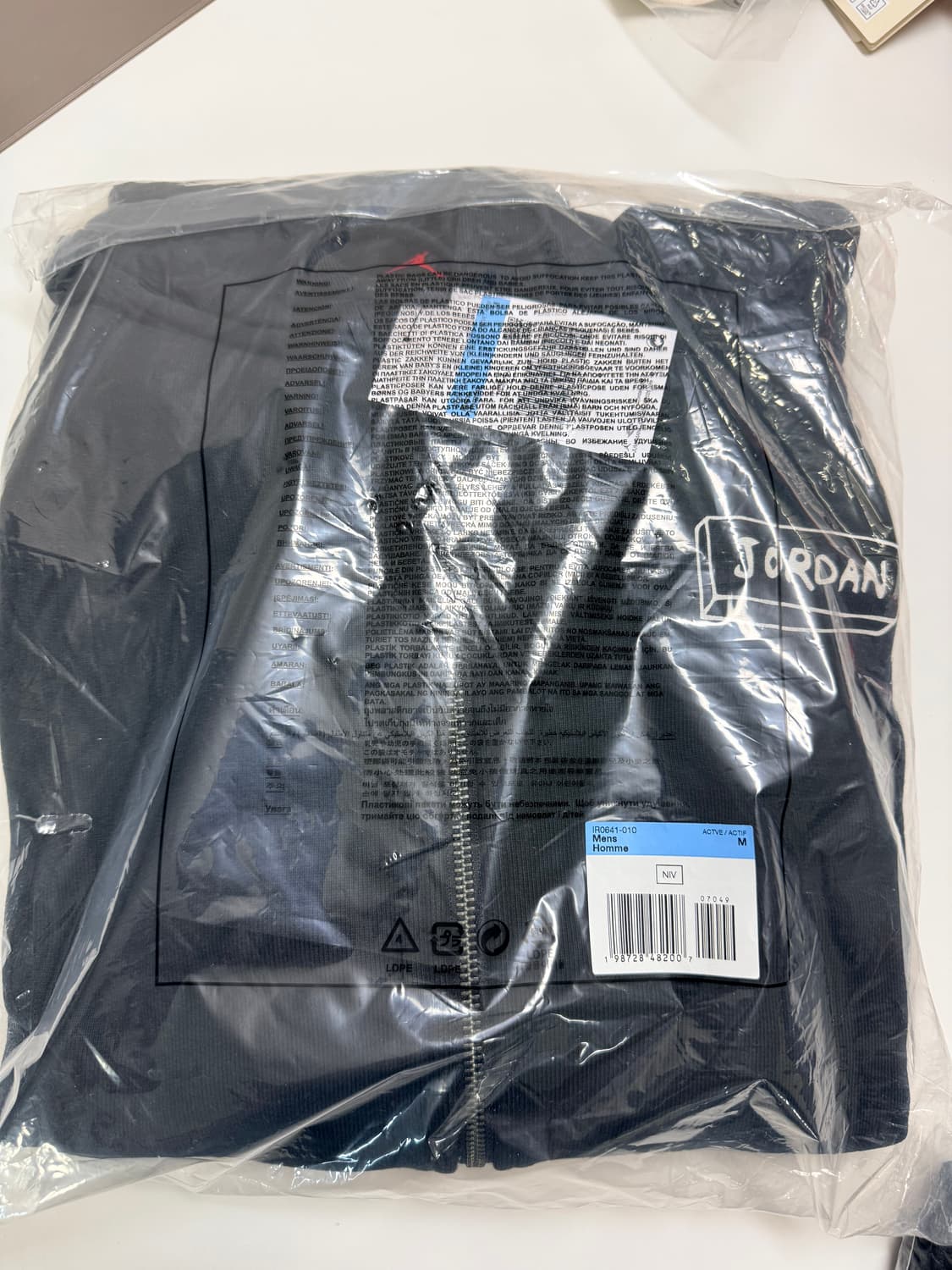 조던 x 유니온 x 프라그먼트 프론트 집 후드 블랙 세일 US사이즈 상품이미지2