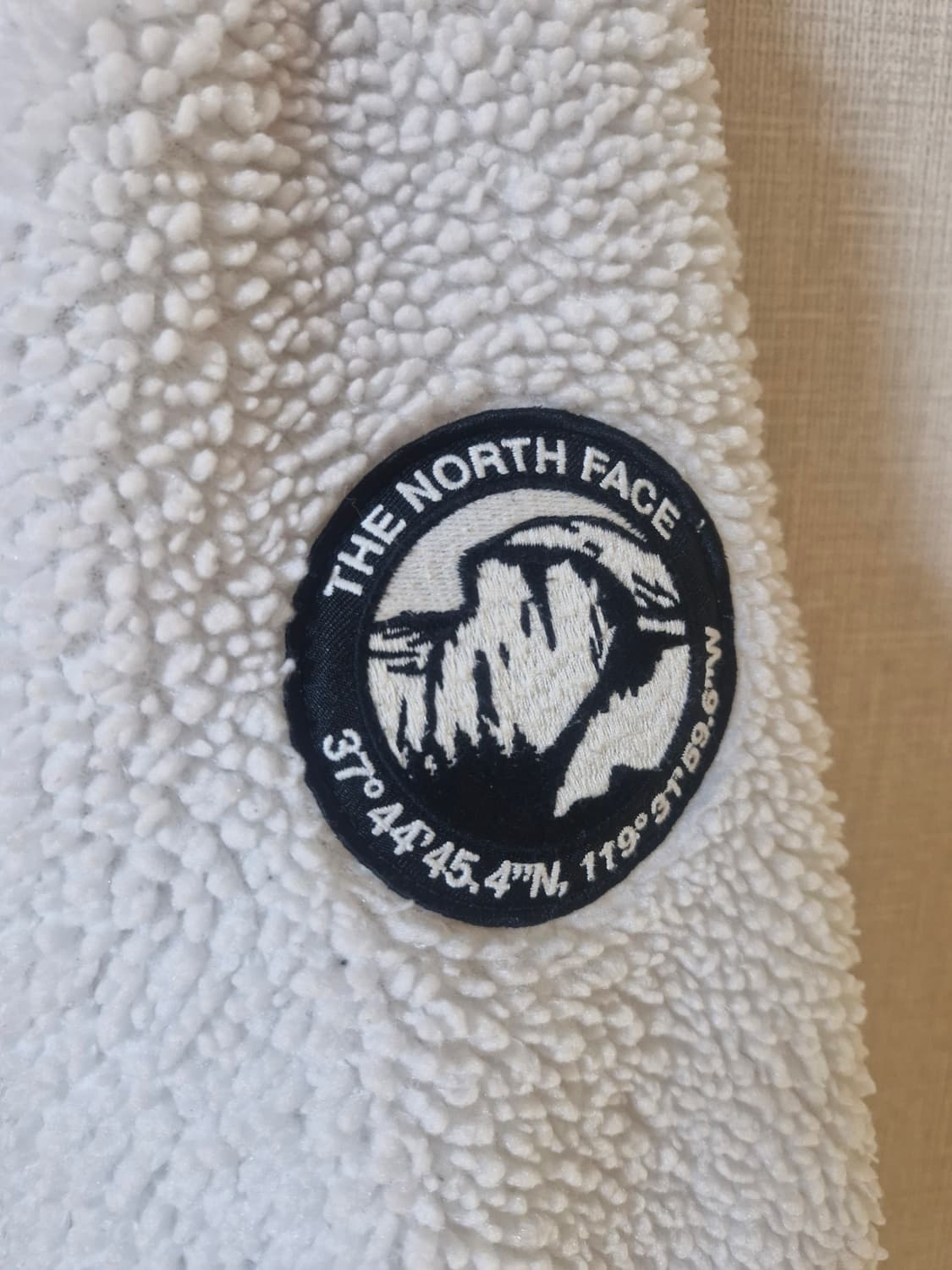 노스페이스 양털 뽀글이 후리스 집업 화이트 M 상품이미지4