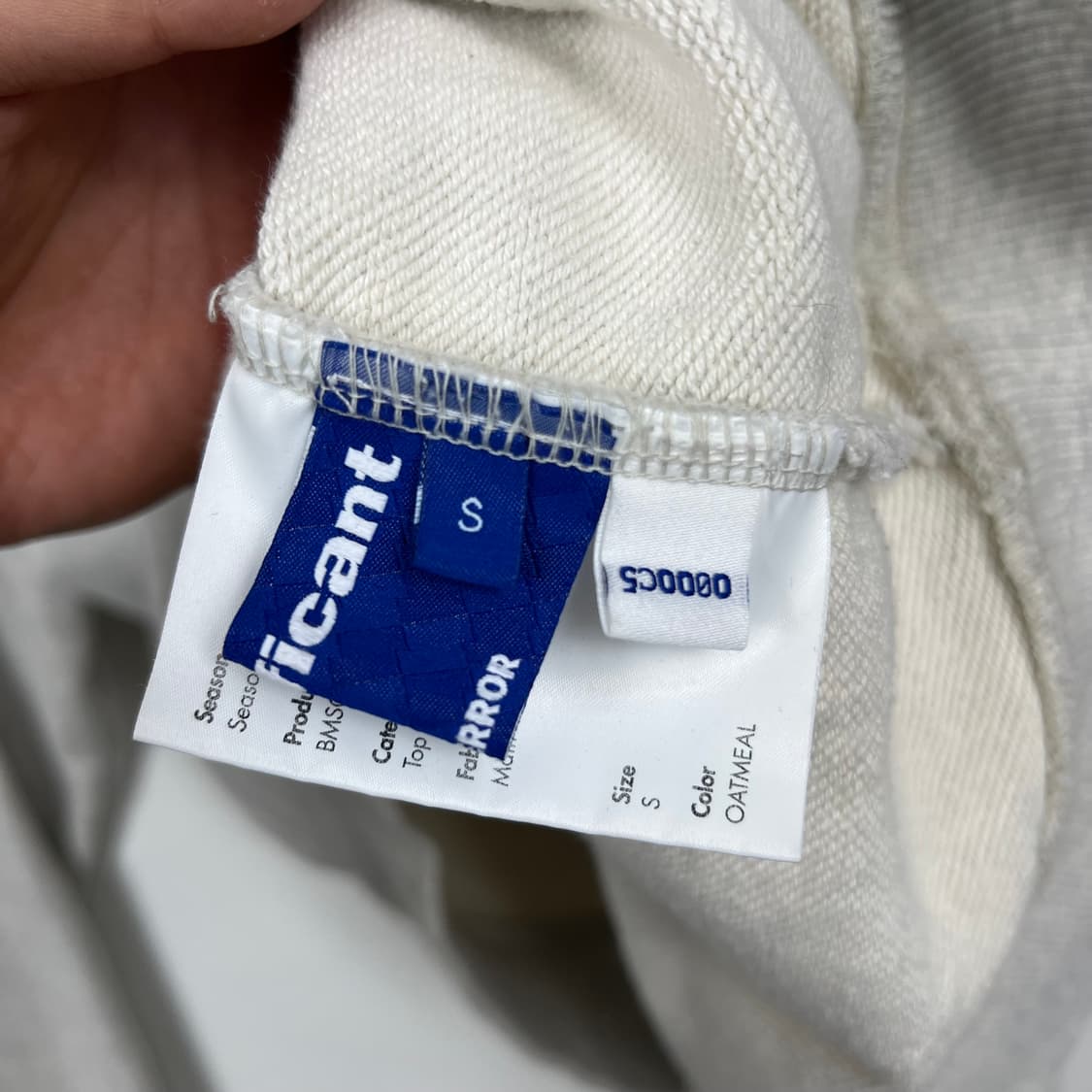 Ader Error 아더에러 시그니피컨트 맨투맨 상품이미지5