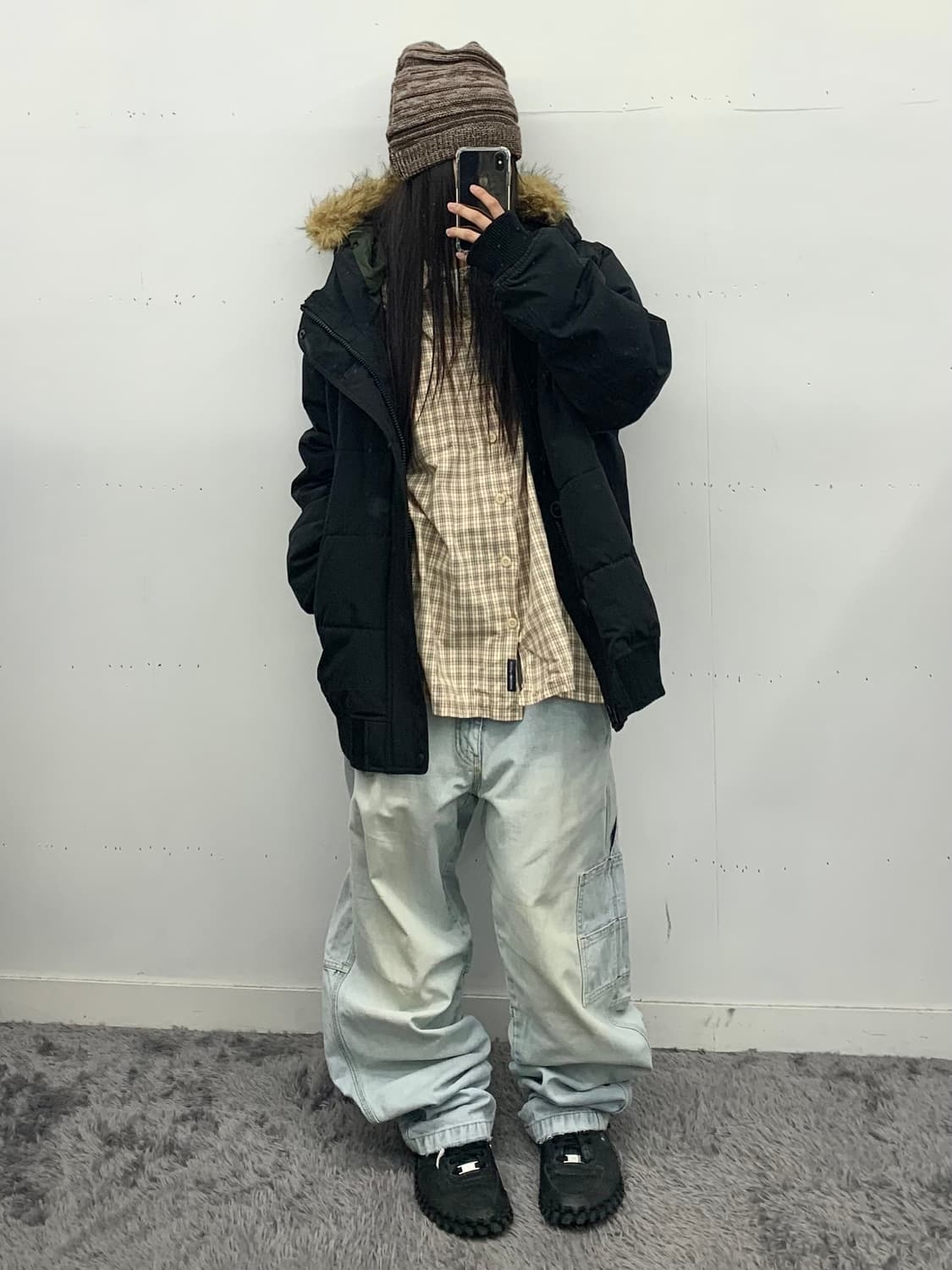 아베크롬비 오버핏 체크 셔츠 상품이미지3