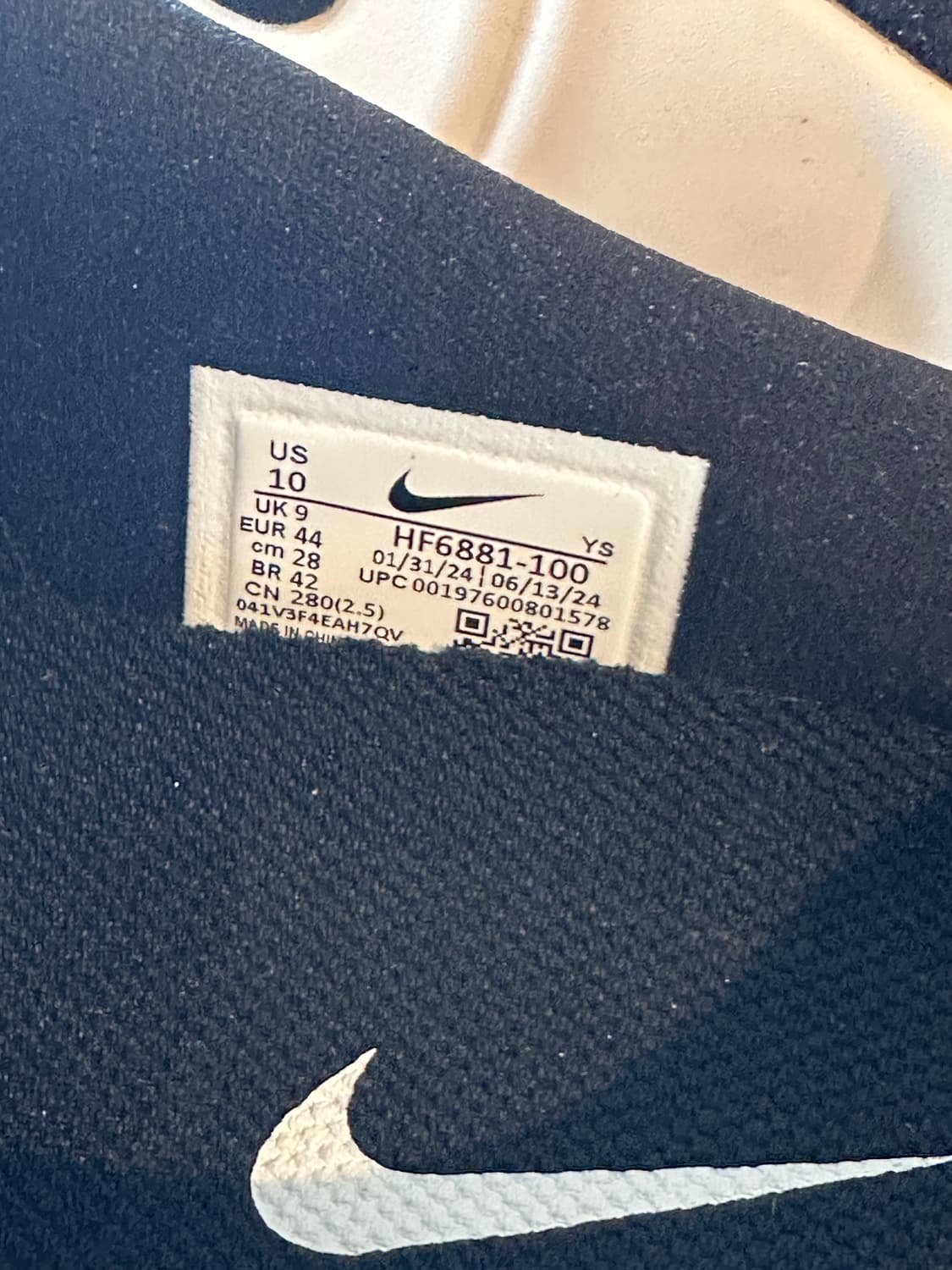 나이키 클로그포짓 샌드 드리프트 앤 블랙 새상품 상품이미지4