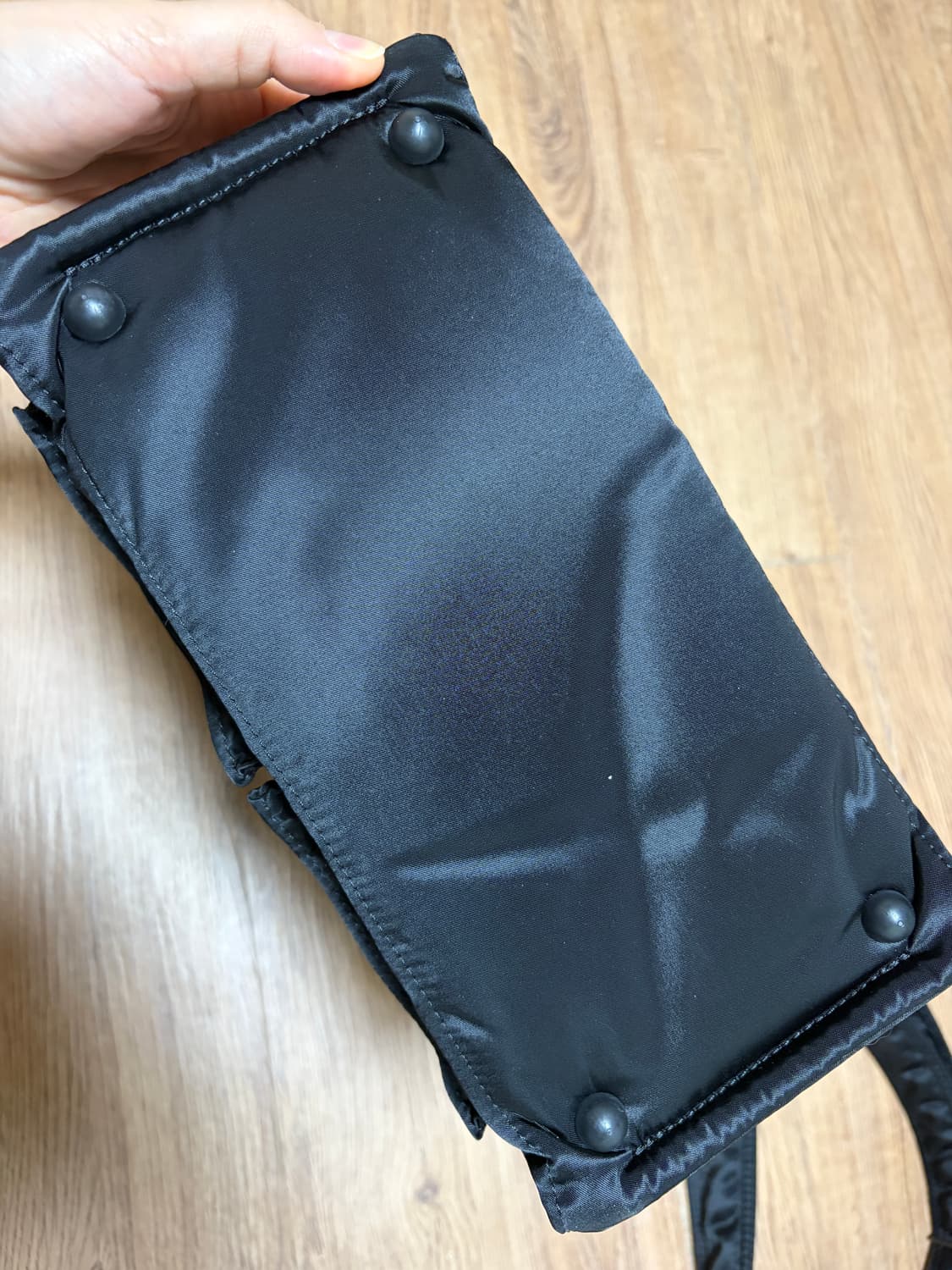 포터 신형 탱커 스퀘어 토트백 블랙 상품이미지5